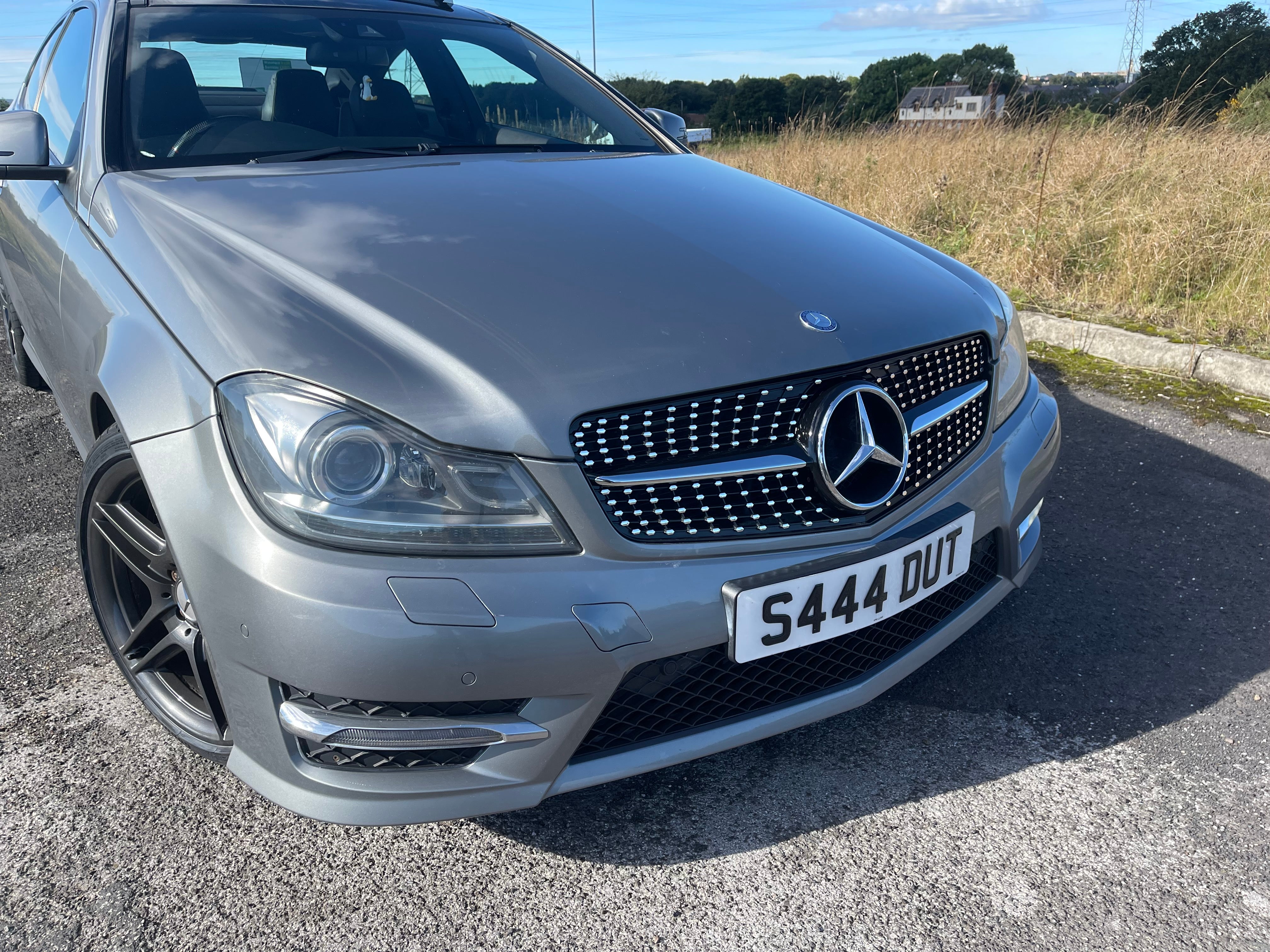 Mercedes C Class W204 Custom Front Grille Replacement (2008 - 2014)