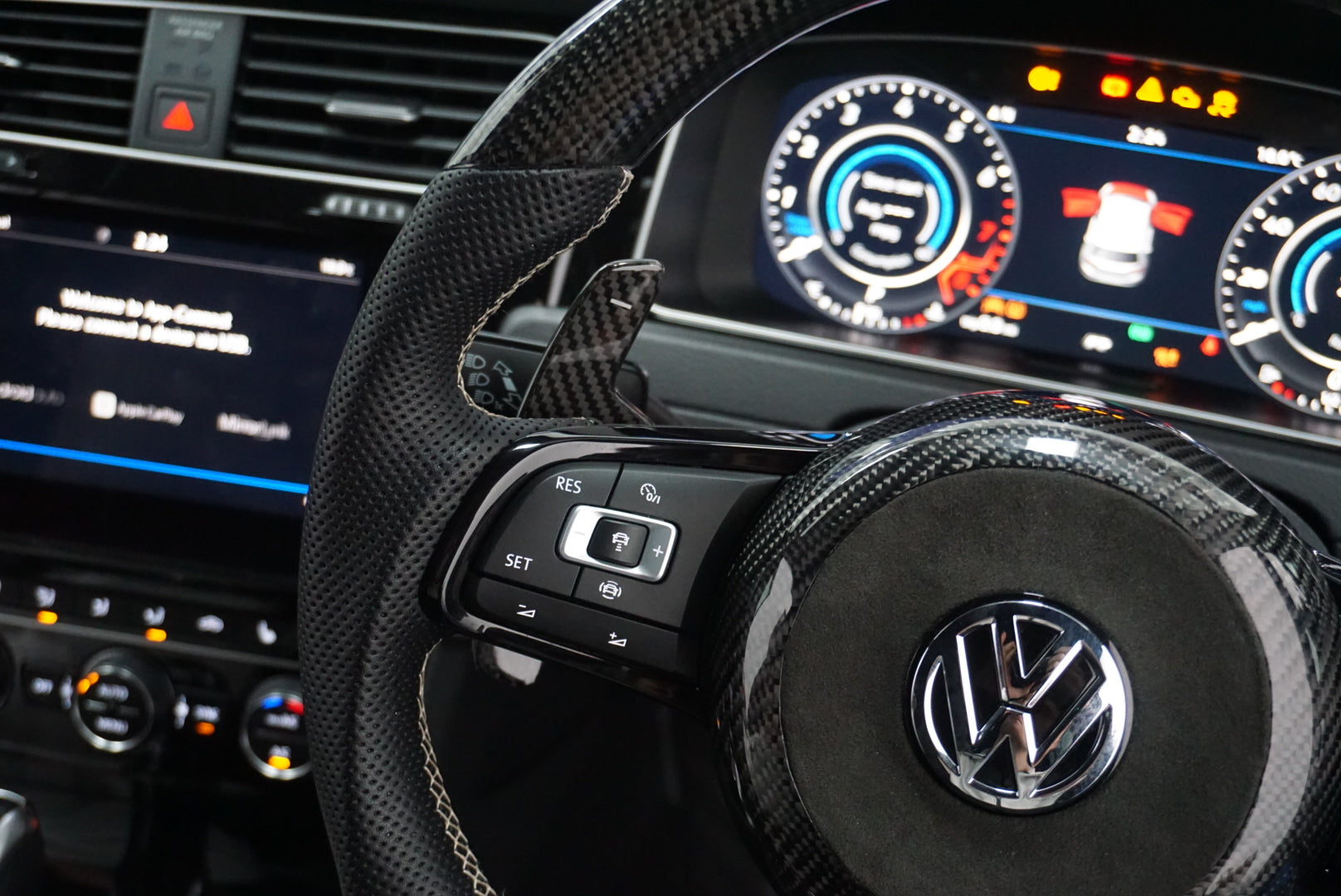 Volkswagen Golf / Polo / Scirocco DSG Autosport Carbon Fibre Replacement Paddle Shifters (2013-2021 Models)