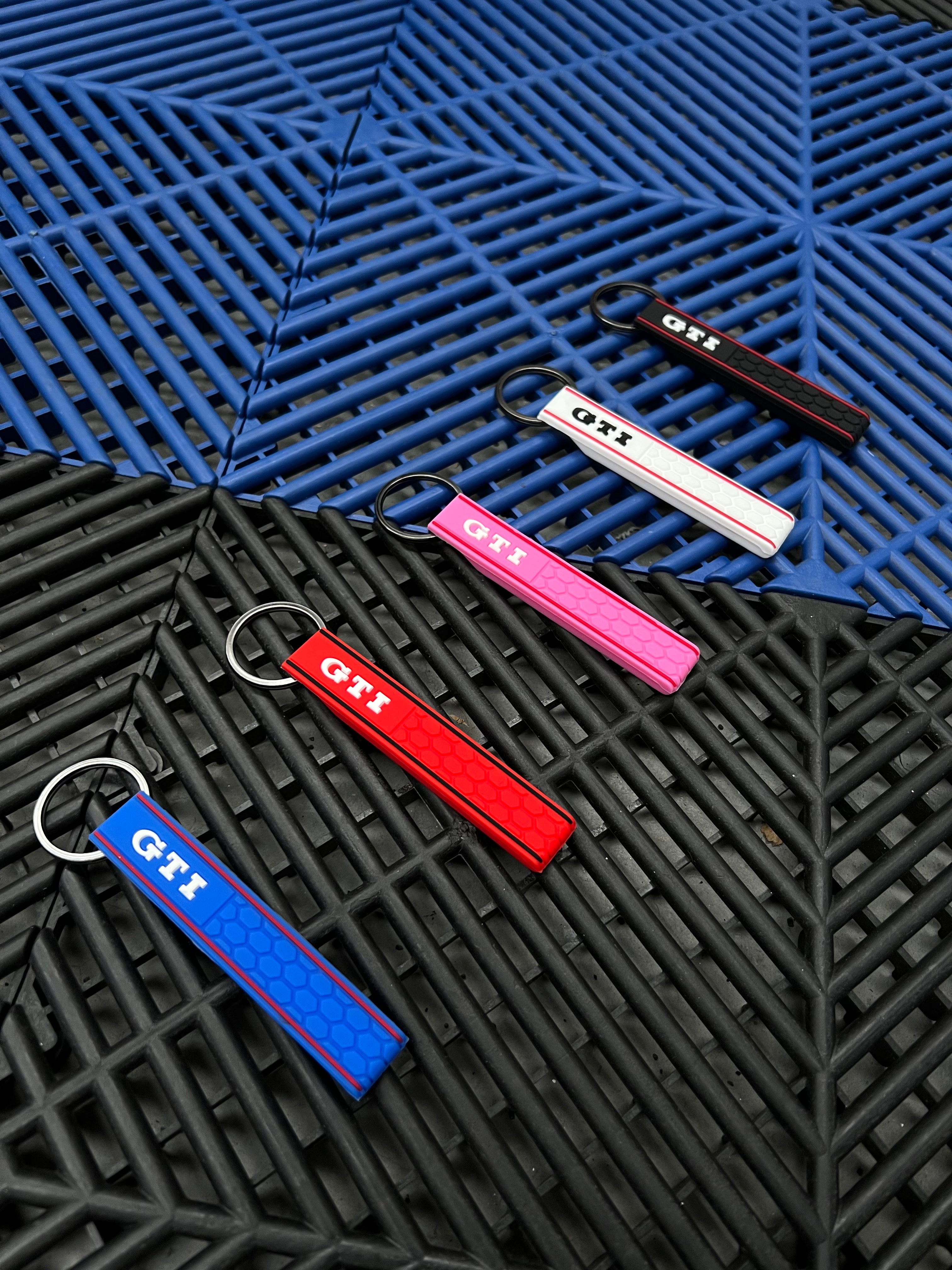 Volkswagen GTI Silicone Keyring (Multiple Colours)
