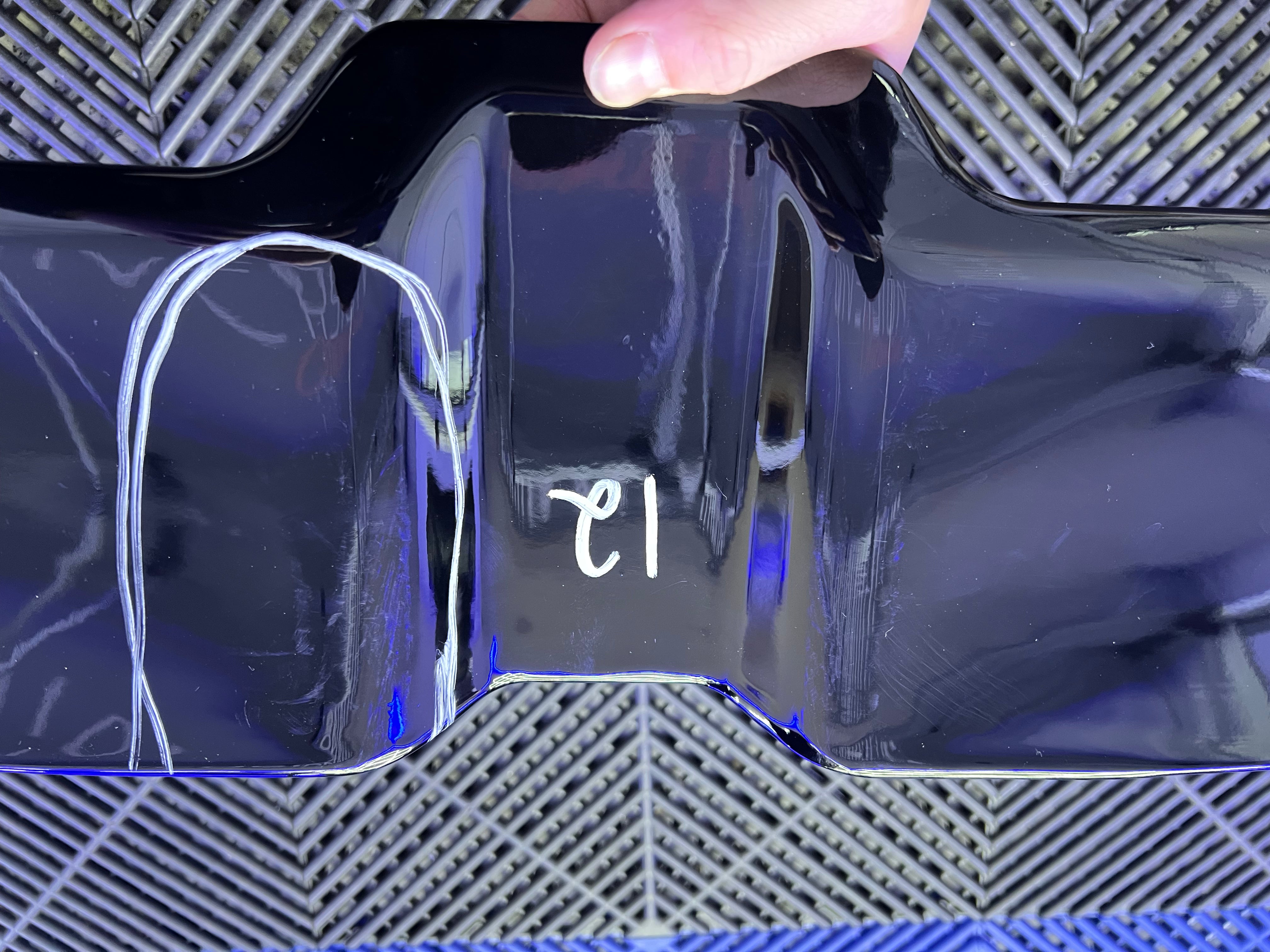 **CLEARANCE** 12 - Volkswagen Golf MK7/7.5 GTI / R / R Line / GTD Oettinger Style Gloss Black Spoiler (2013 - 2020 Models) *SCRATCHES & DEFECTS*