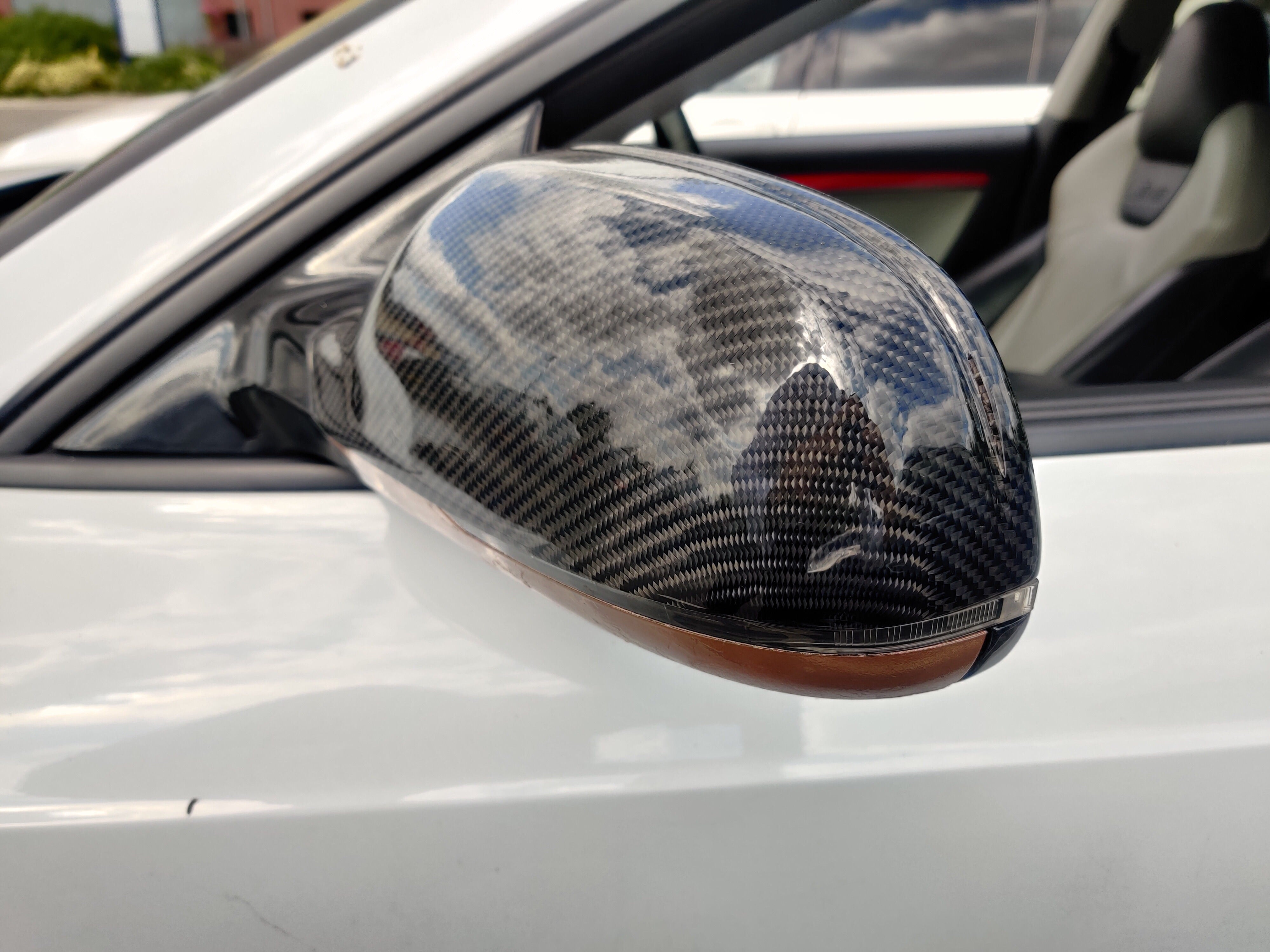 177 - Audi A4 B8.5 / A5 / S5 Carbon Fibre Wing Mirror Replacement Covers (2010-2016) - Diversion Stores Car Parts And Modificaions