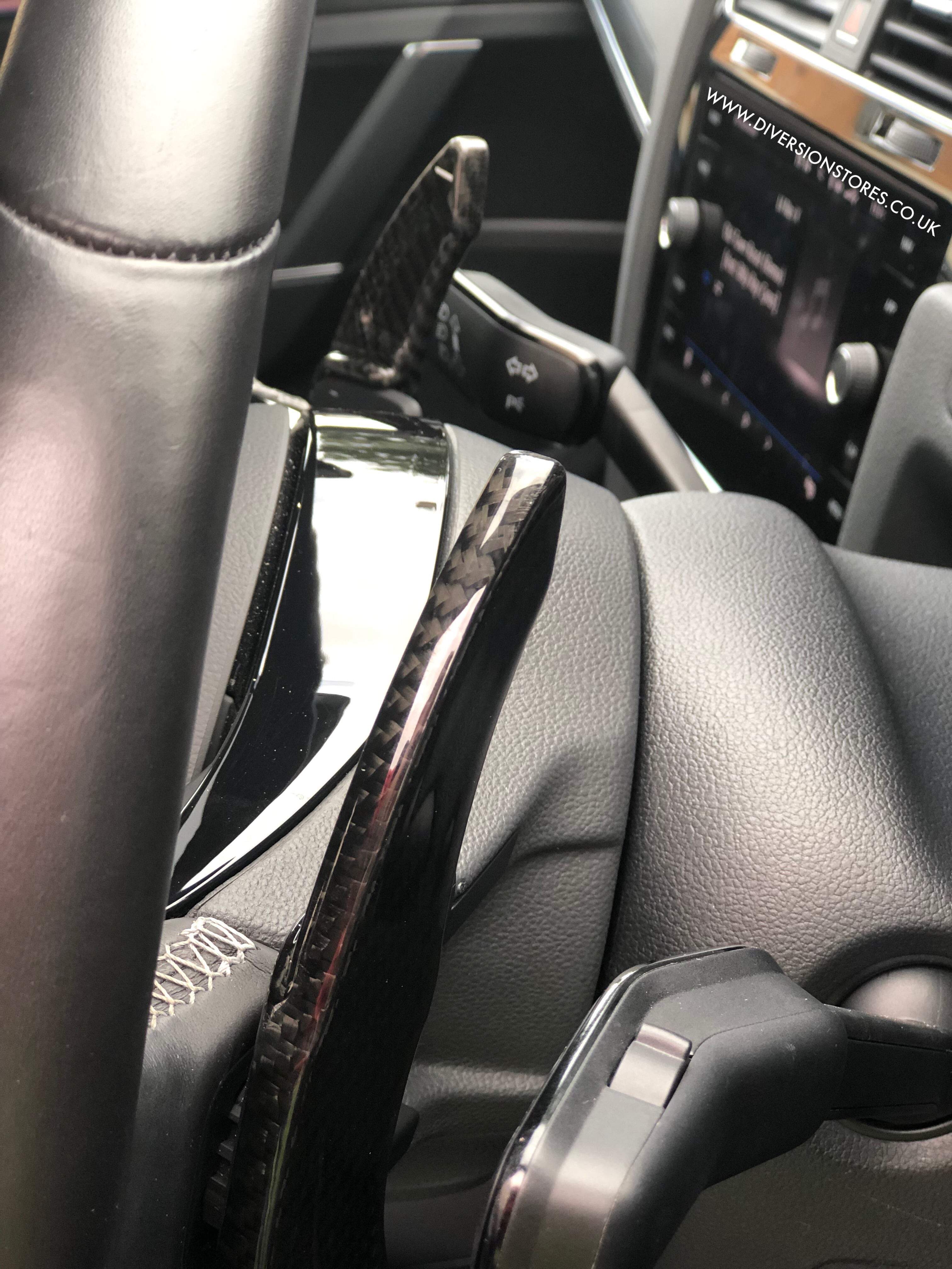 143 - Volkswagen Golf / Polo / Scirocco DSG Carbon Fibre Paddle Shifter Extensions (2013-2019 Models) - Diversion Stores Car Parts And Modificaions