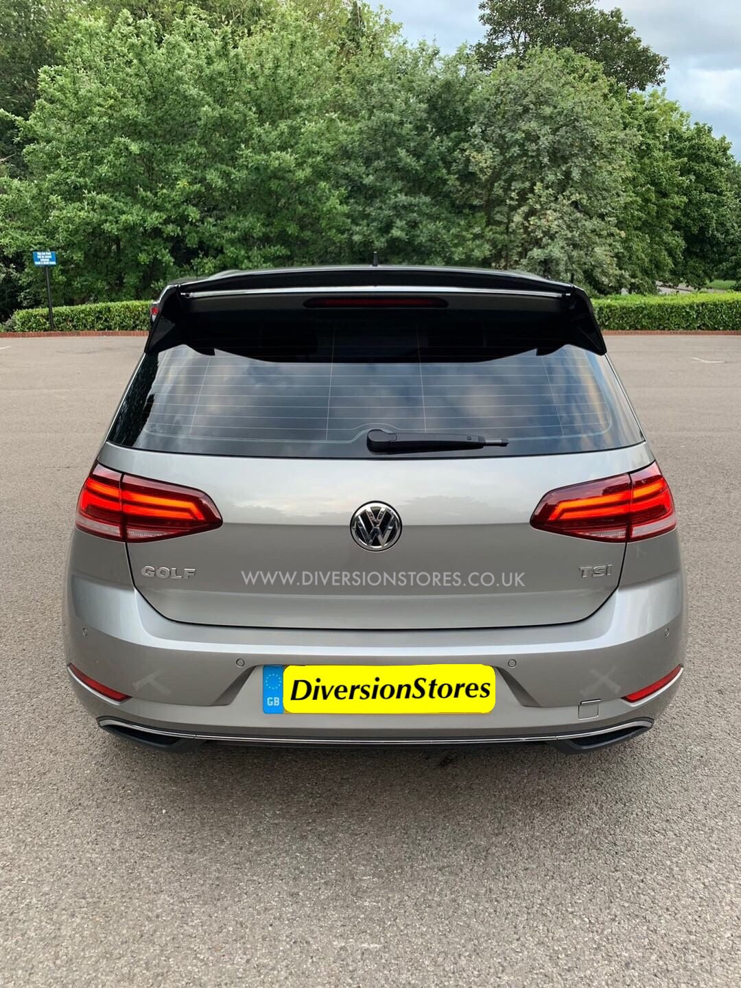 036 - Volkswagen Golf MK7/7.5 Raised Roof Spoiler Base Model (2013-2019) - Diversion Stores Car Parts And Modificaions