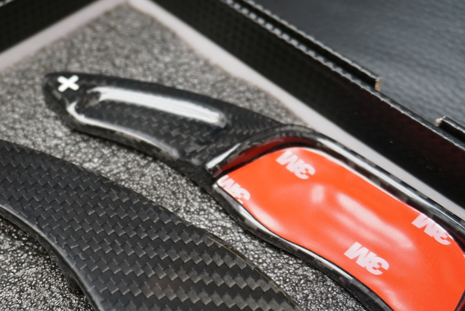 Volkswagen Golf / Polo / Scirocco DSG Genuine Black Carbon Fibre Paddle Shifter Extensions (2013-2020 Models)