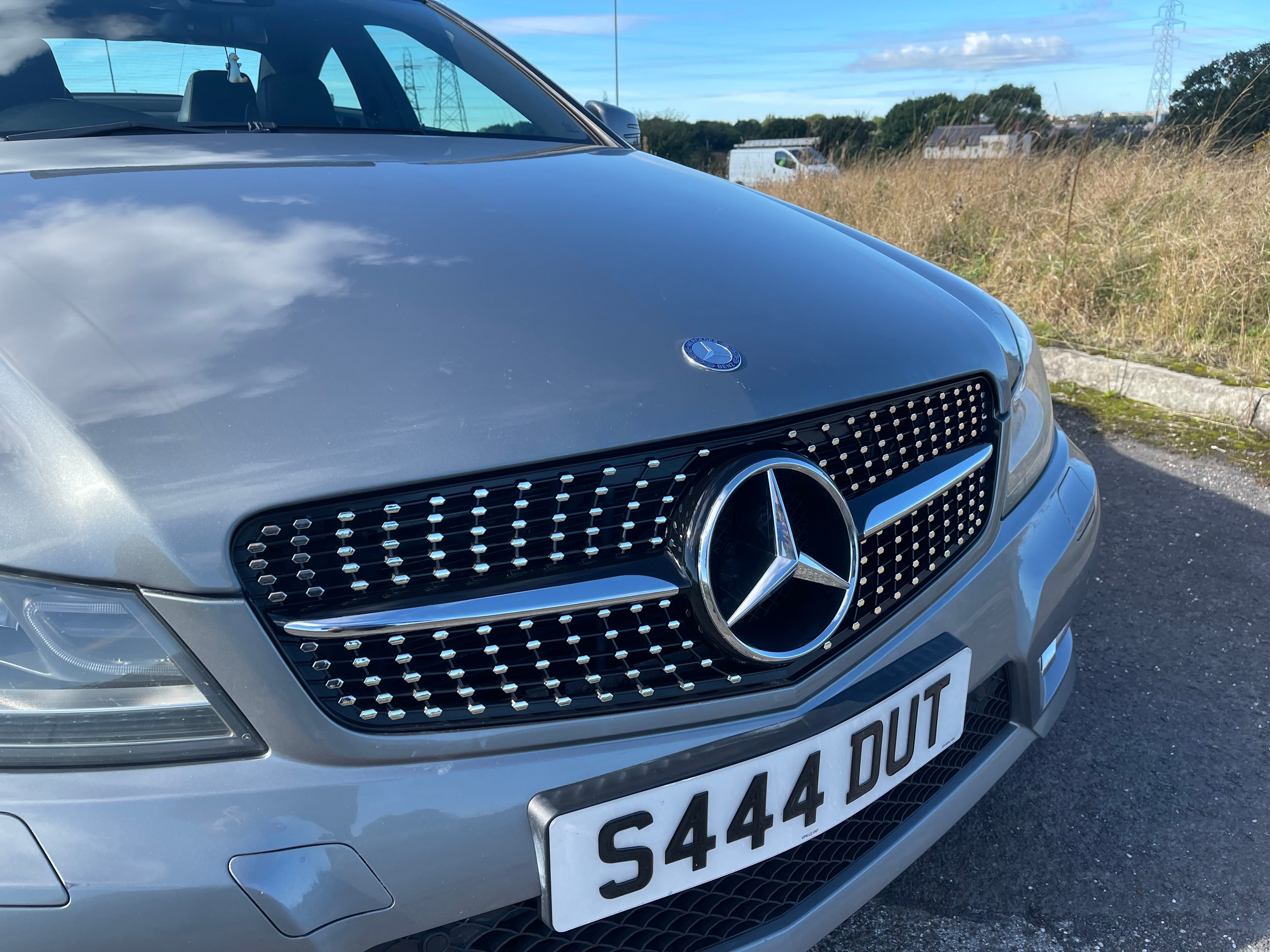 Mercedes C Class W204 Custom Front Grille Replacement (2008 - 2014)