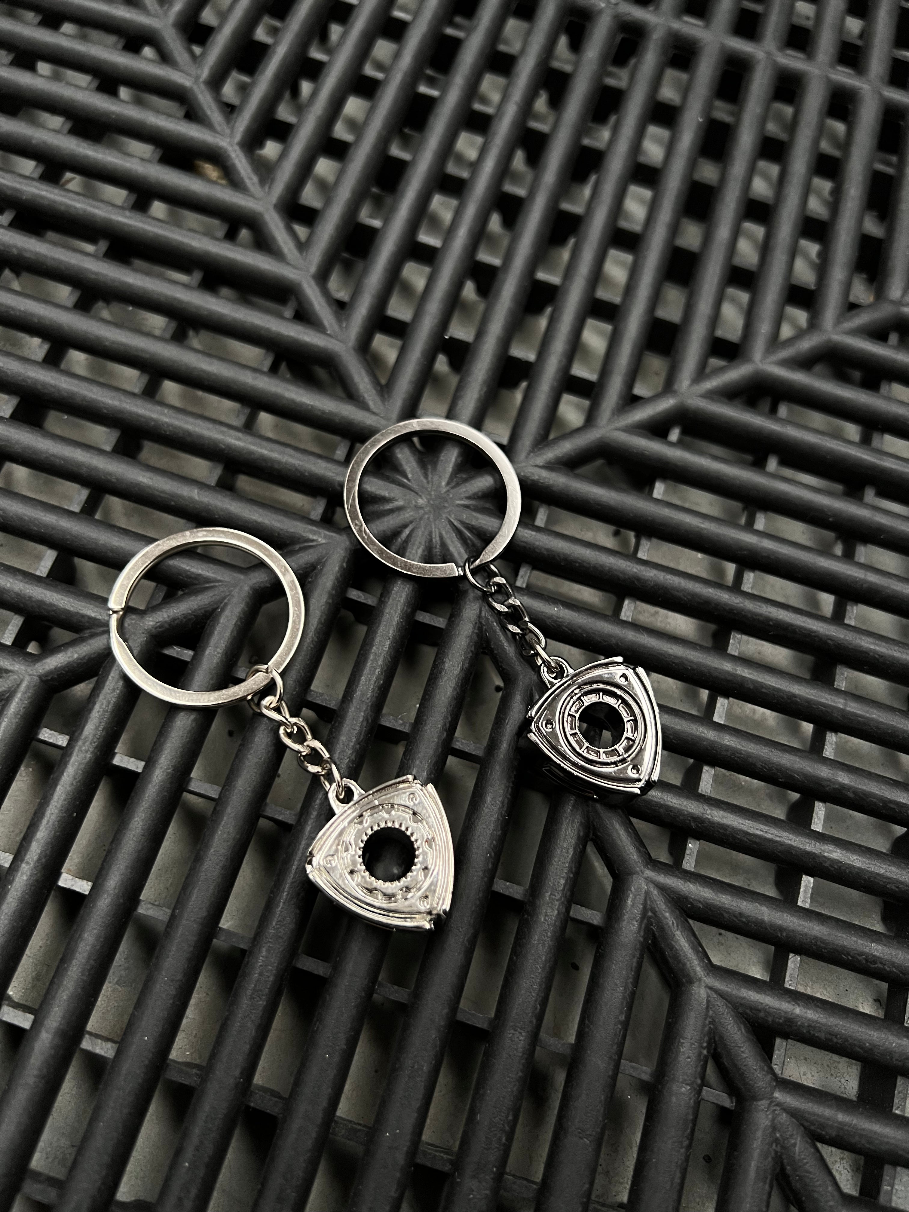 Rotary Engine Metal Keyring