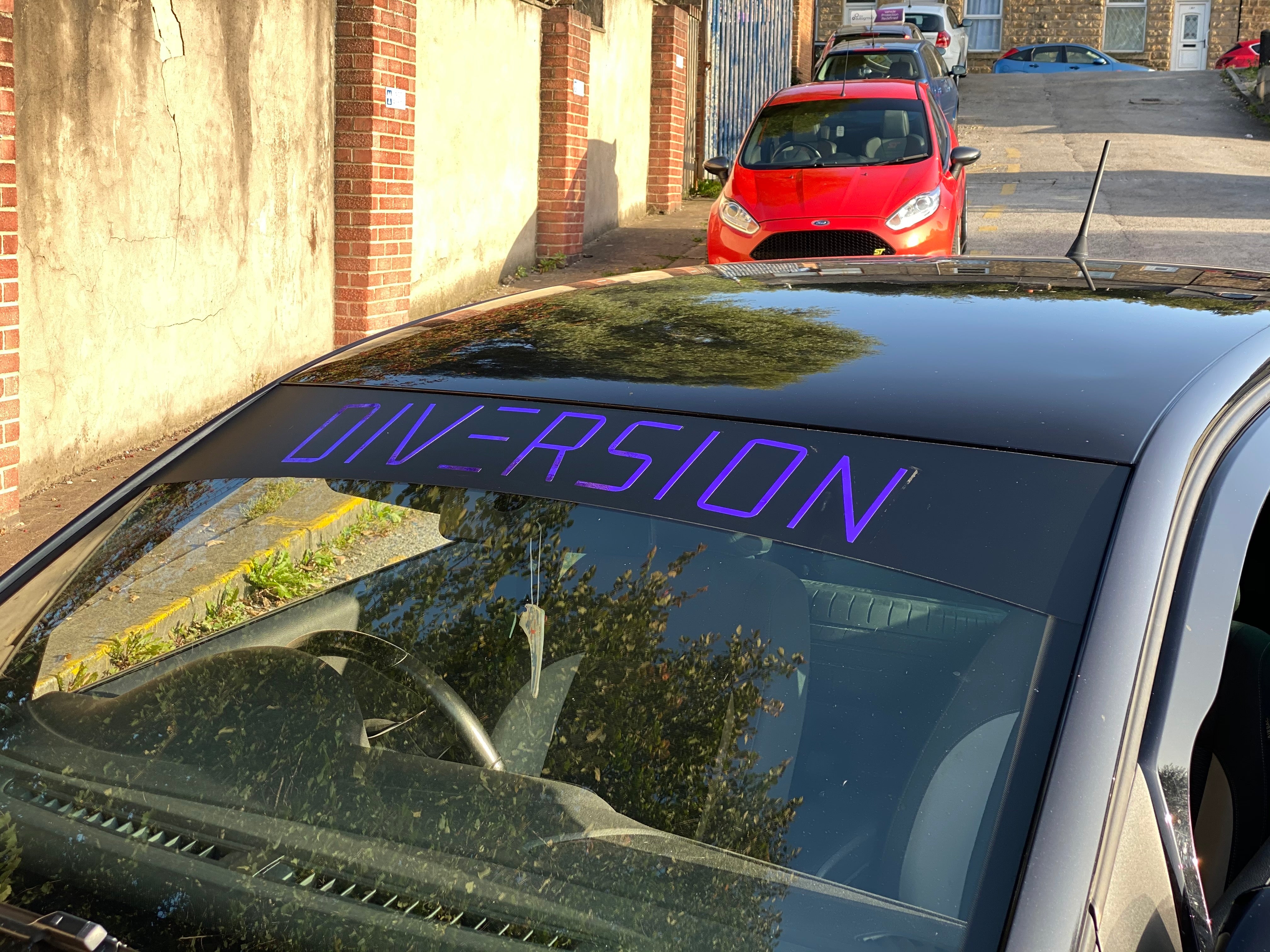DIVERSION Sun Strip / Window Banner (Purple)