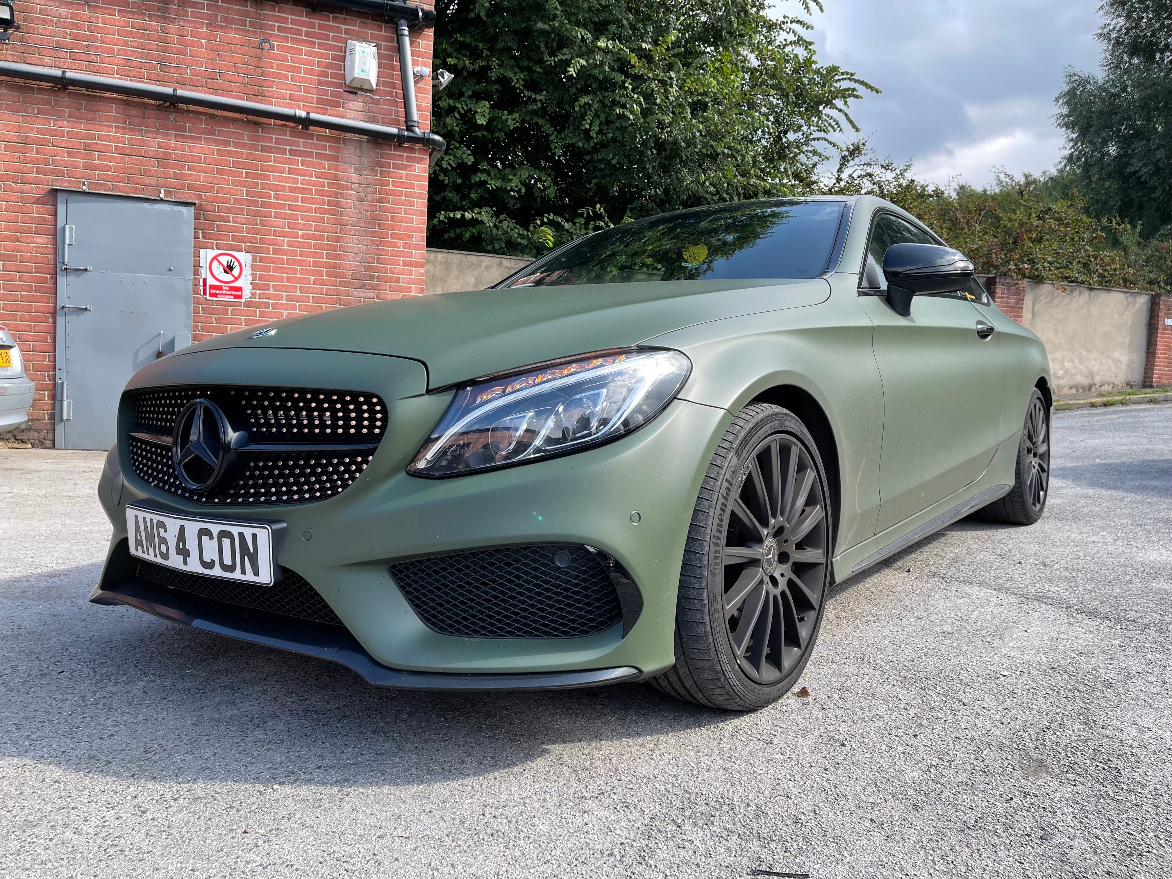 Front Bumper Canards for Mercedes C Class W205 (2015+ Models)