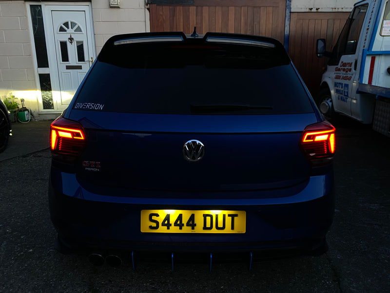 Volkswagen Polo AW MK6 LED Number Plate Units Pair (2018+ / Error Code Free)