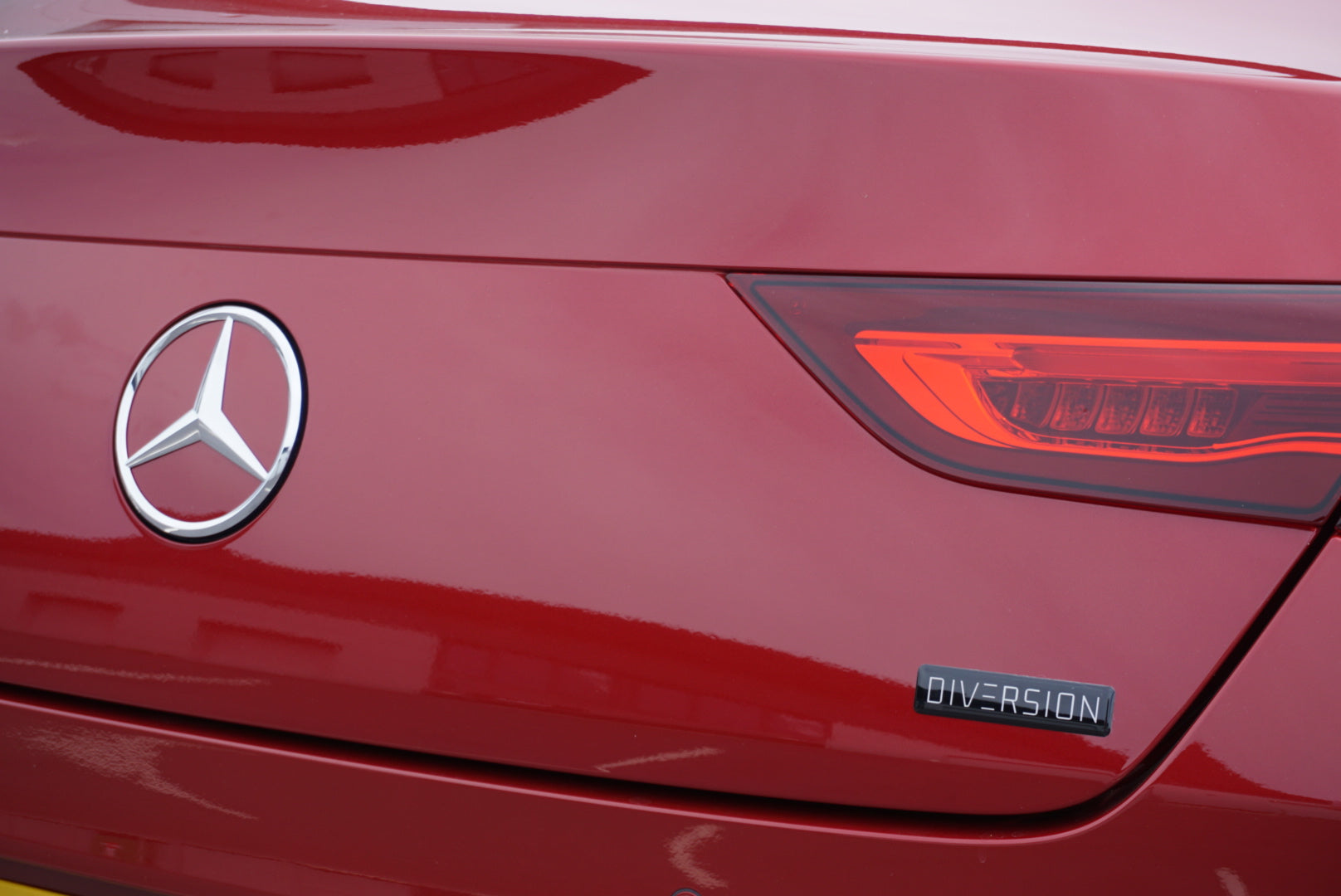 DIVERSION Gel Boot / Trunk Self Adhesive Badge (Black & White)