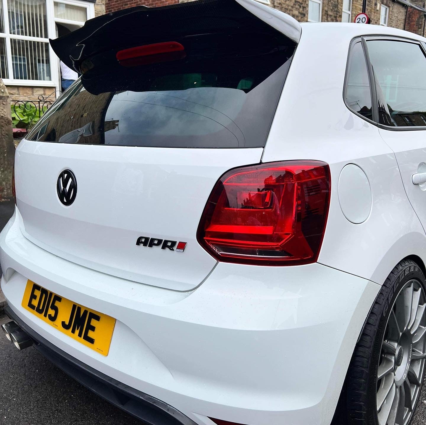 Volkwagen Polo MK5 6R / 6C Gloss Black / Carbon Fibre Slick Spoiler (2009 - 2017 Models)