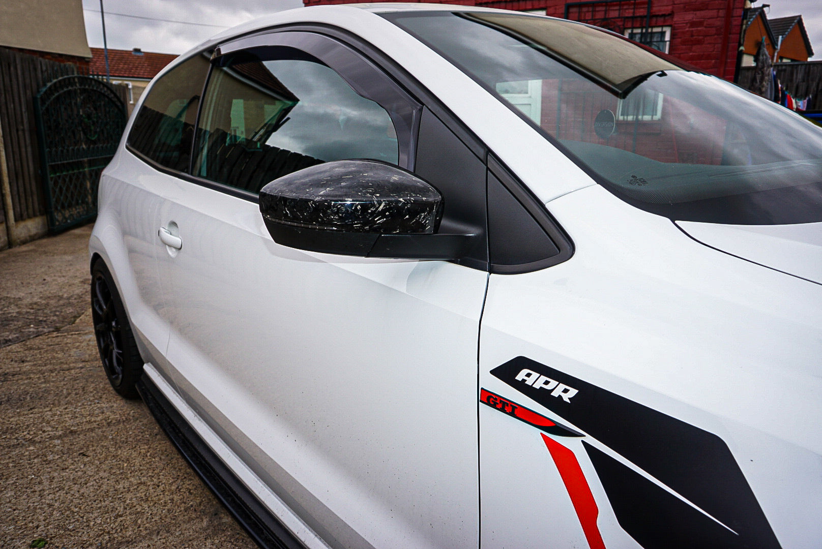 Volkswagen VW Polo Genuine Forged Carbon Fibre Replacement Wing Mirror Covers MK5 6C / 6R (2009-2017 Models)