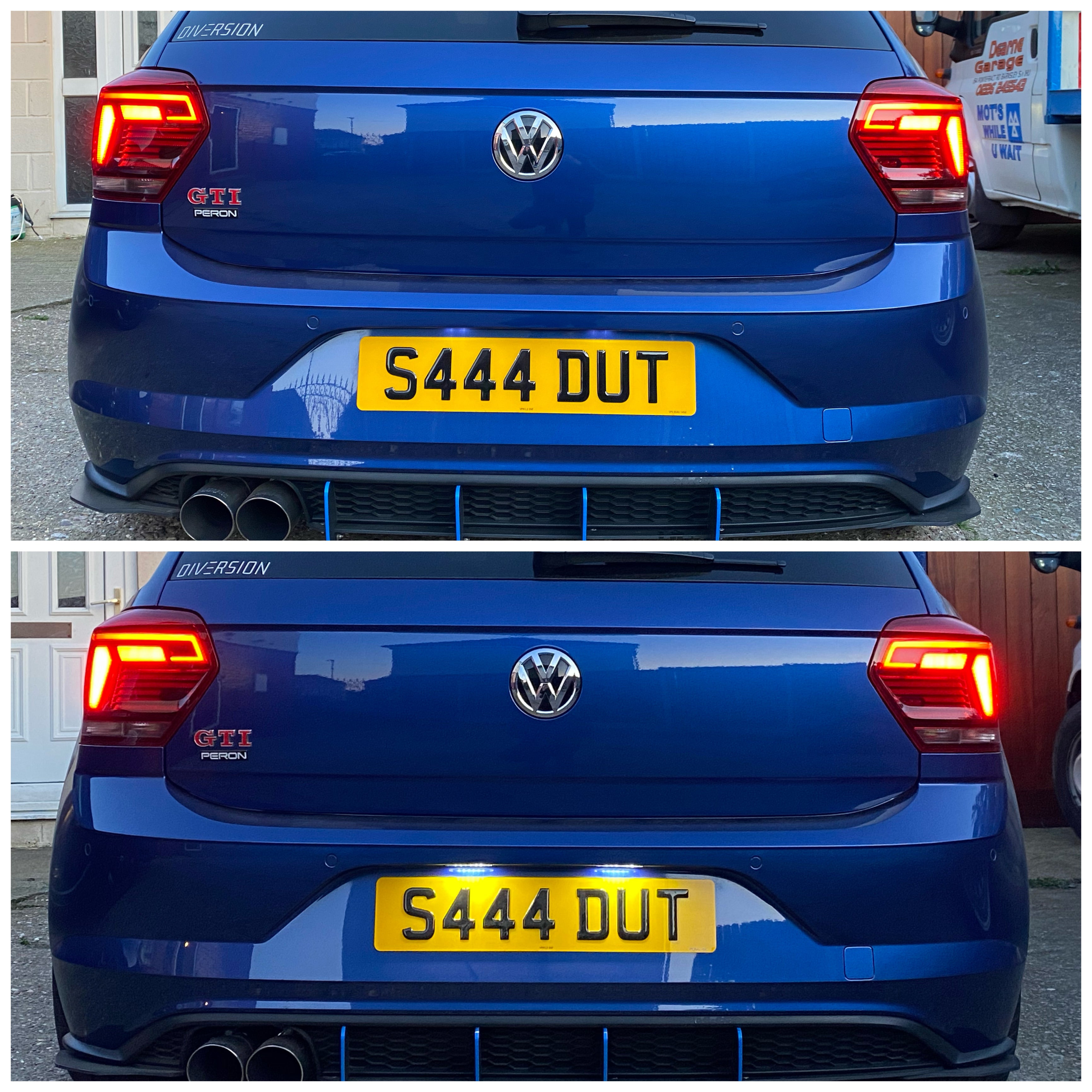 Volkswagen Polo AW MK6 LED Number Plate Units Pair (2018+ / Error Code Free)