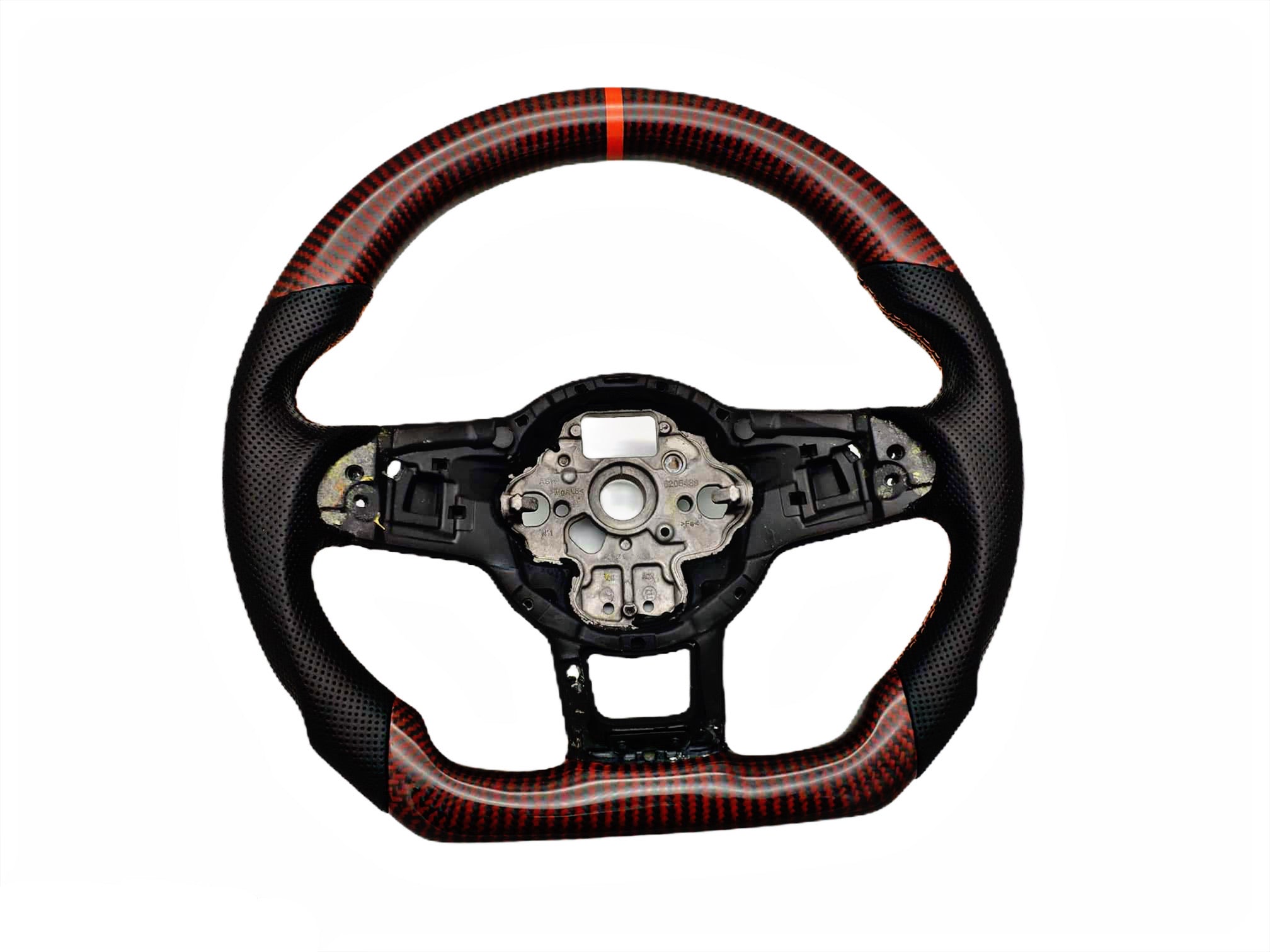 Volkswagen Golf MK7 / MK7.5 GTI / GTD / R-Line / R Carbon Fibre Steering Wheel (CUSTOM / 2013 - 2020 Models)