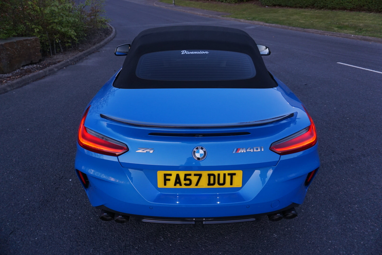 DAS - BMW Z4 G29 Genuine Carbon Fibre Flush Rear Trunk Spoiler / Wing (2018+ Models)