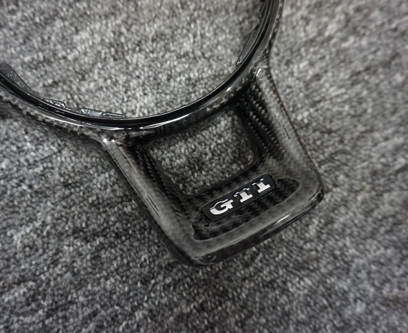Volkswagen Golf / Polo Button Trim (GTI / R / GTD / GTE) Custom Carbon Surround