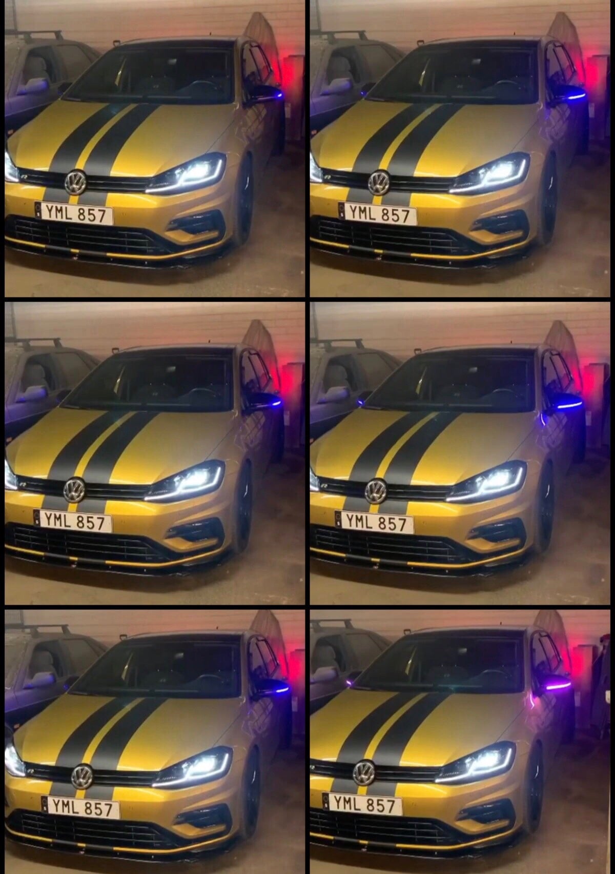 Volkswagen Golf MK7 & MK7.5 Dynamic Sweeping Indicators With Light Show All Models (2013-2019)~(WARRANTY) - Diversion Stores Car Parts And Modificaions