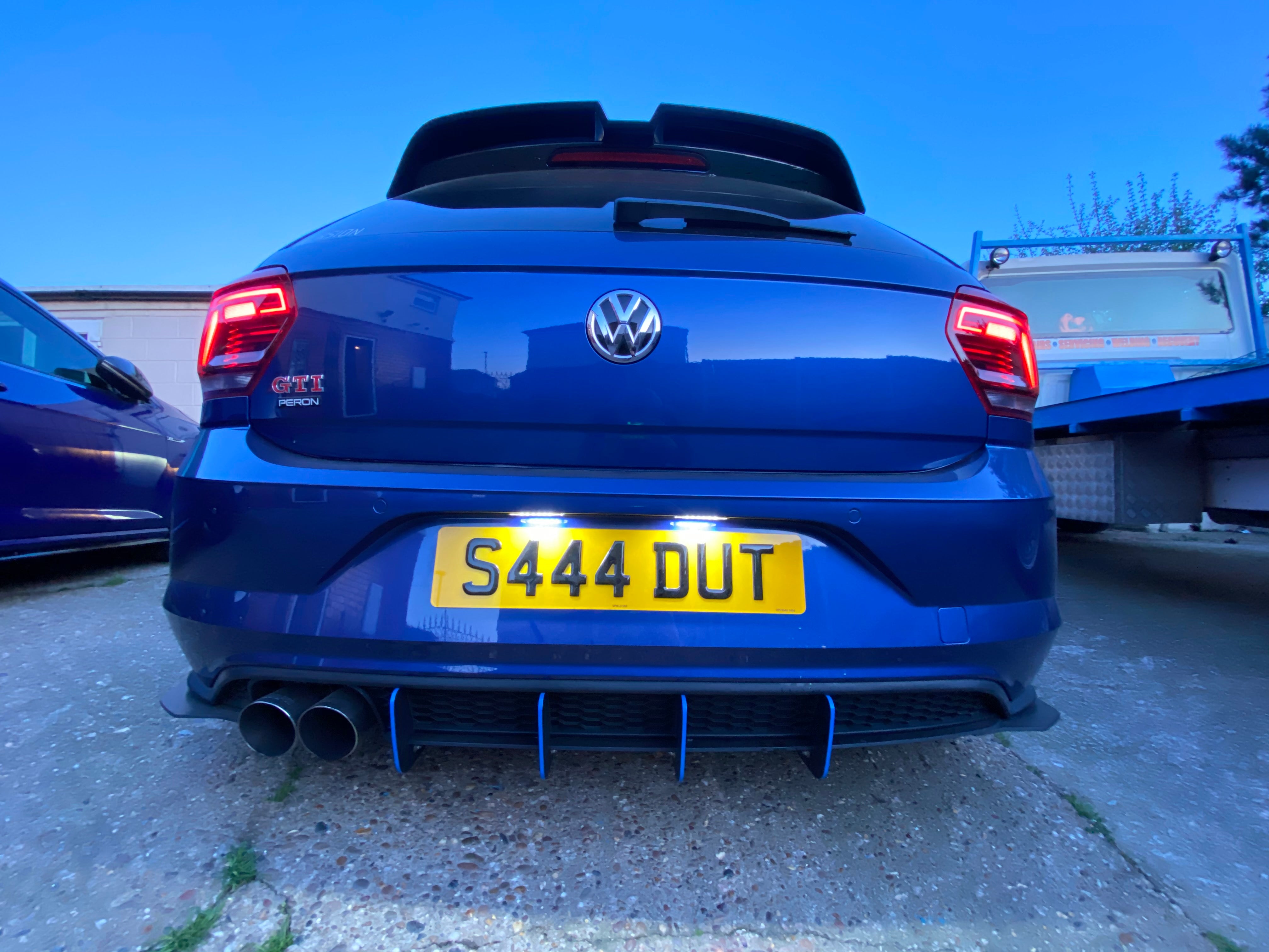 Volkswagen Polo AW MK6 LED Number Plate Units Pair (2018+ / Error Code Free)