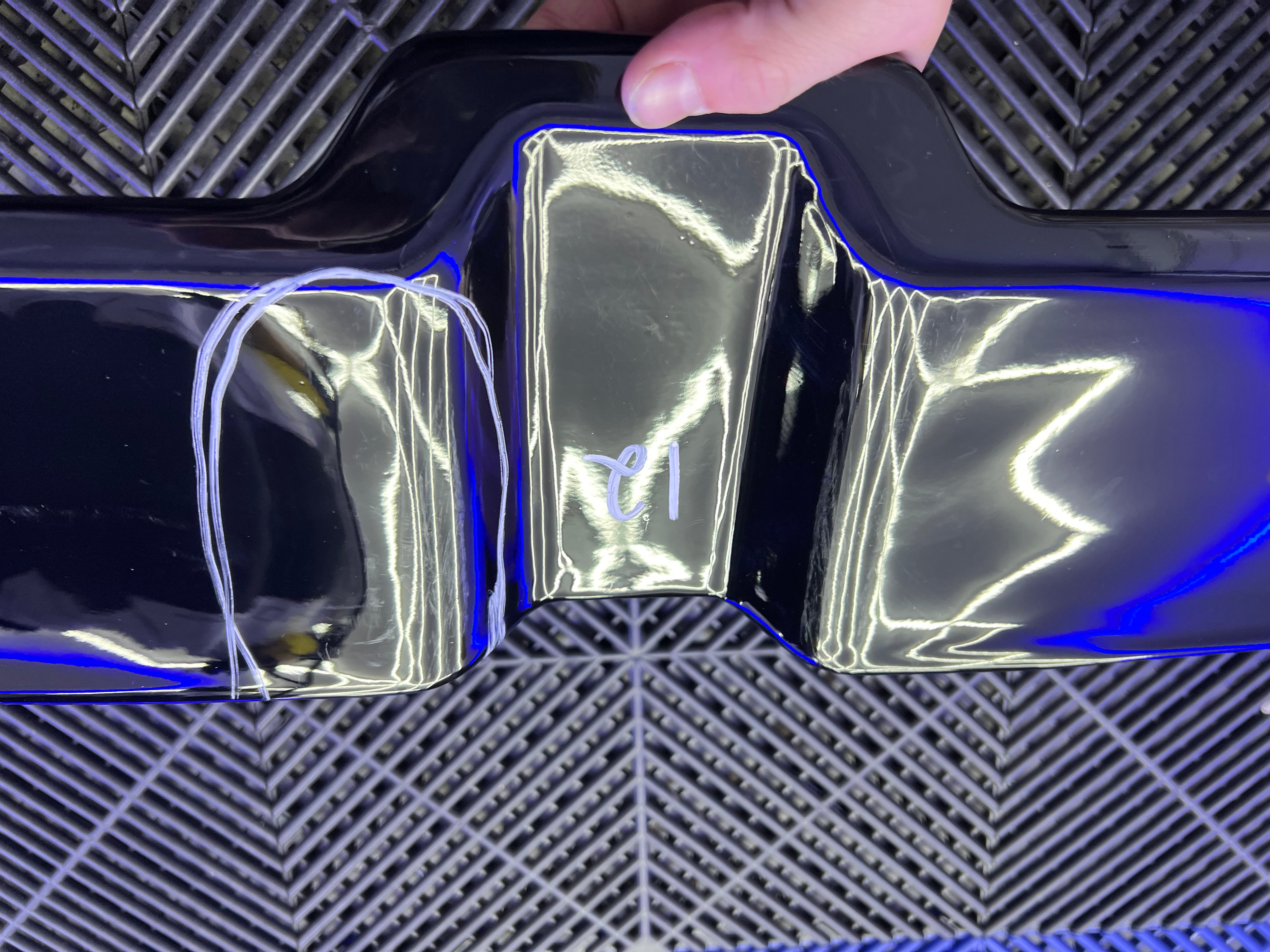 **CLEARANCE** 12 - Volkswagen Golf MK7/7.5 GTI / R / R Line / GTD Oettinger Style Gloss Black Spoiler (2013 - 2020 Models) *SCRATCHES & DEFECTS*