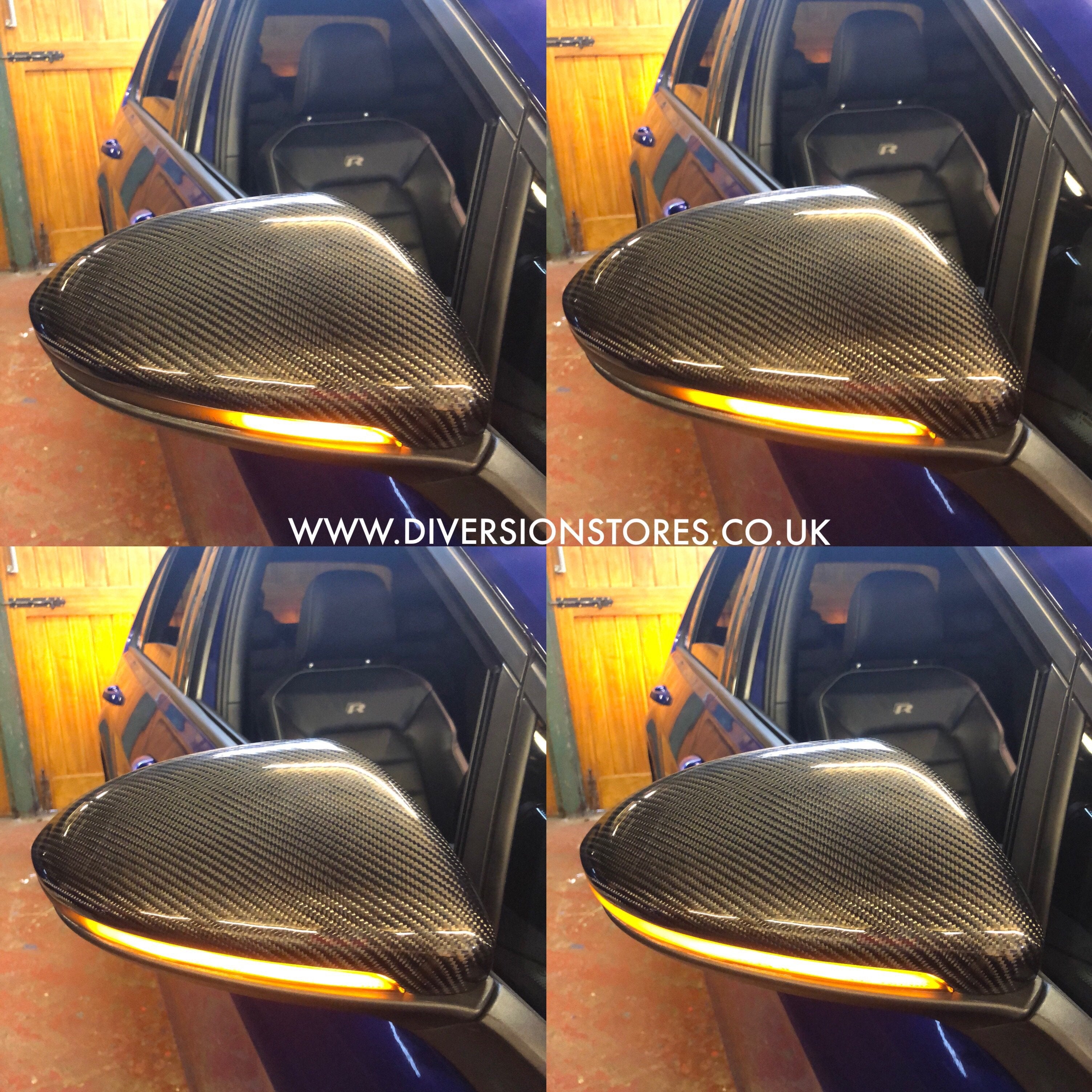 Volkswagen Golf MK7 & MK7.5 Dynamic Sweeping Indicators With Light Show All Models (2013-2019)~(WARRANTY) - Diversion Stores Car Parts And Modificaions