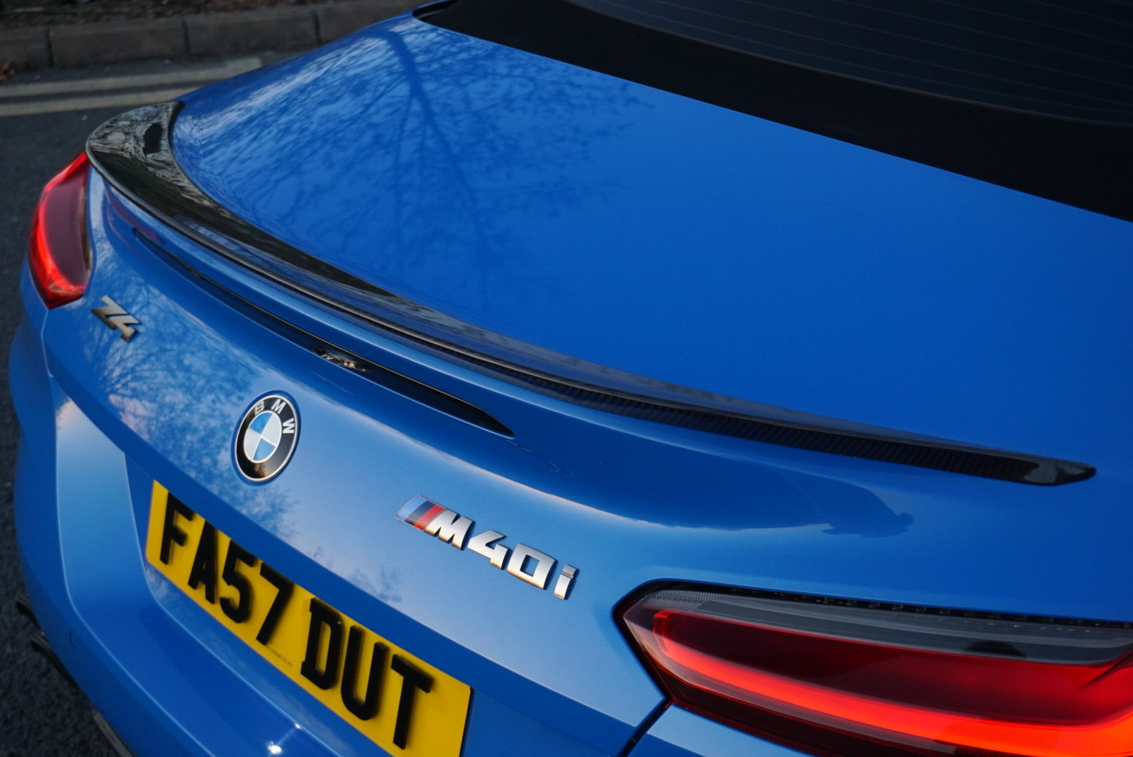 DAS - BMW Z4 G29 Genuine Carbon Fibre Flush Rear Trunk Spoiler / Wing (2018+ Models)