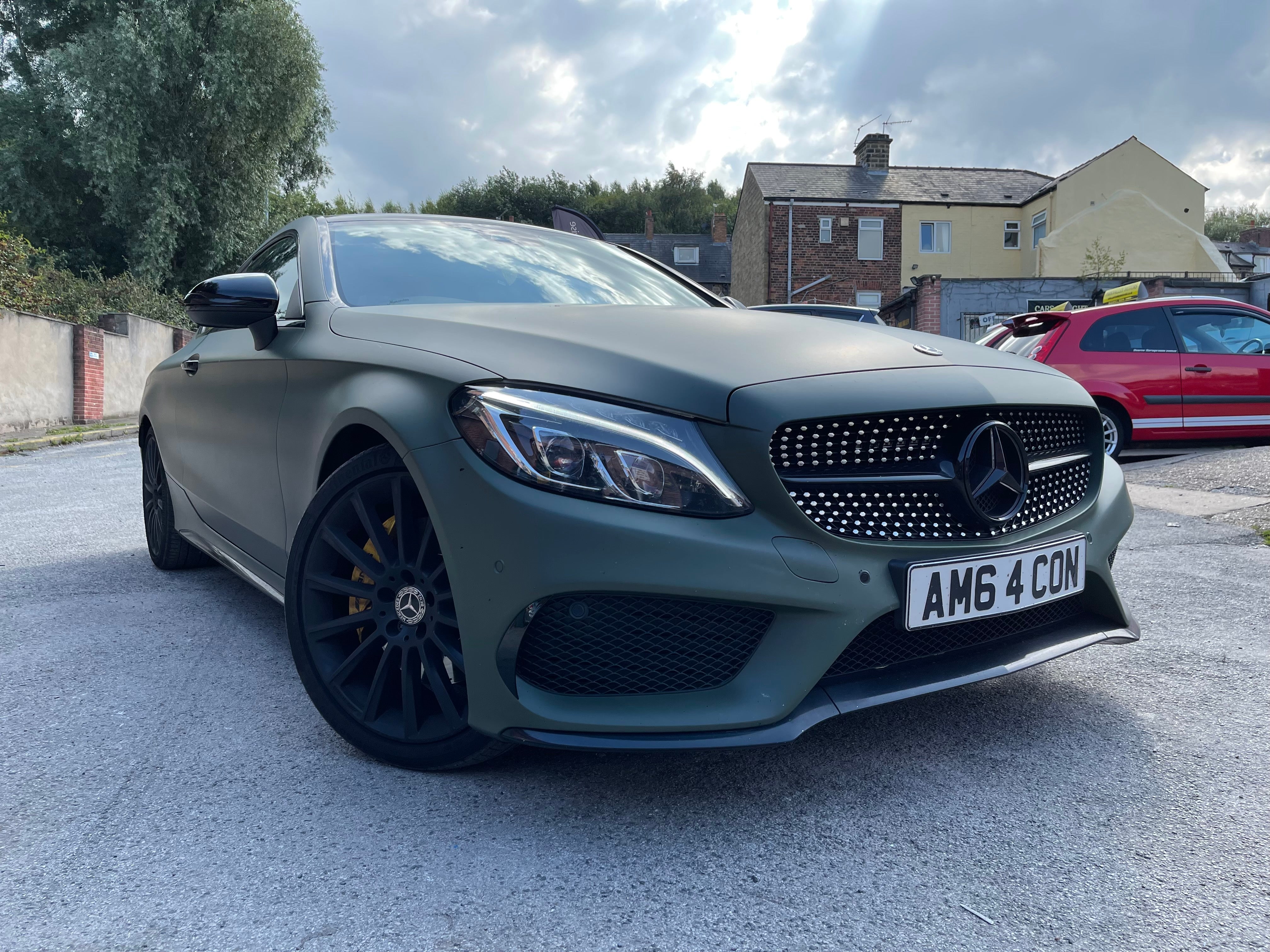 Front Bumper Canards for Mercedes C Class W205 (2015+ Models)