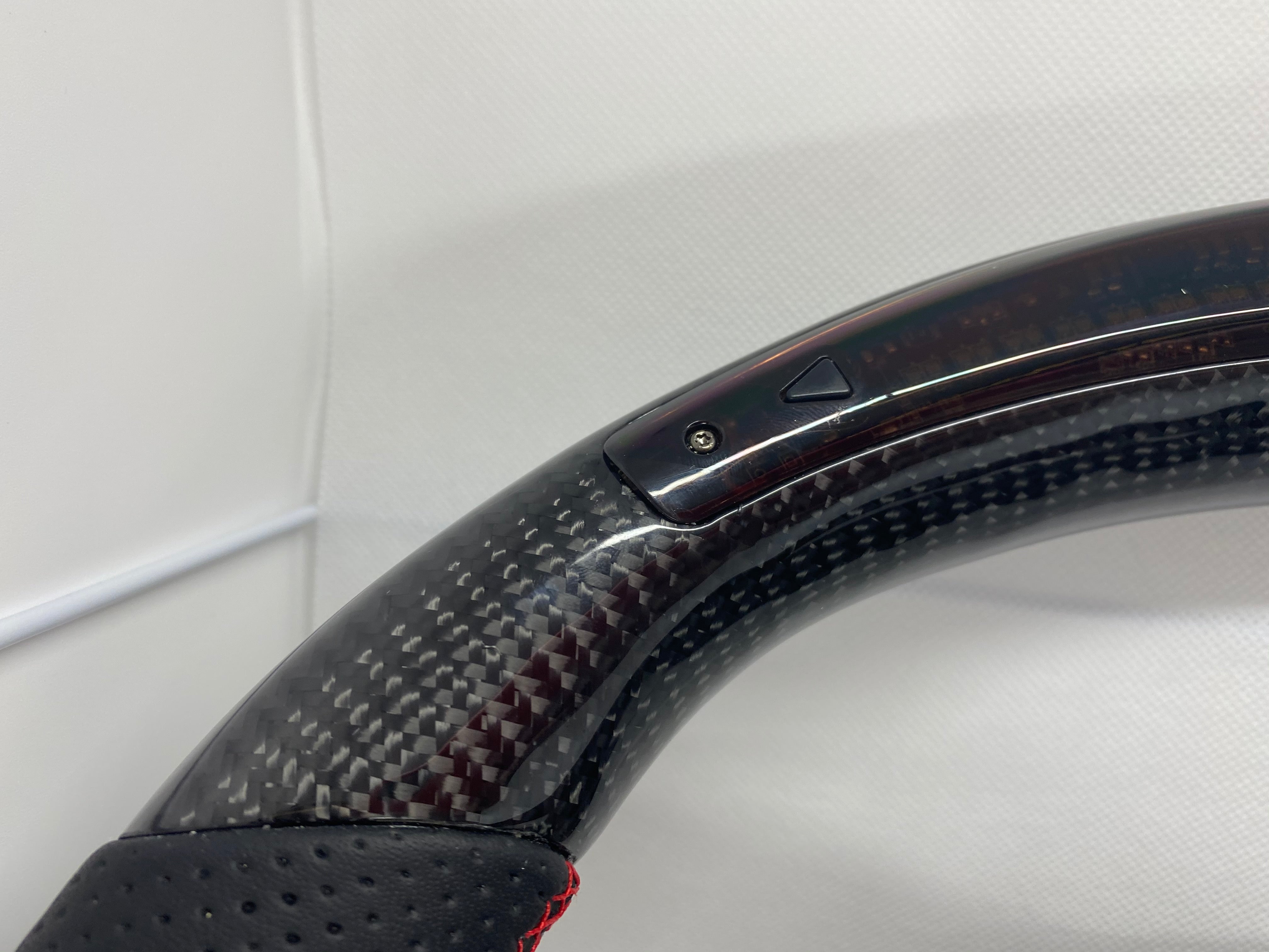 Volkswagen Polo 6C GTI / GT / R Line LED Display Carbon Fibre Steering Wheel (LED CUSTOM / 2014 - 2017 Models)