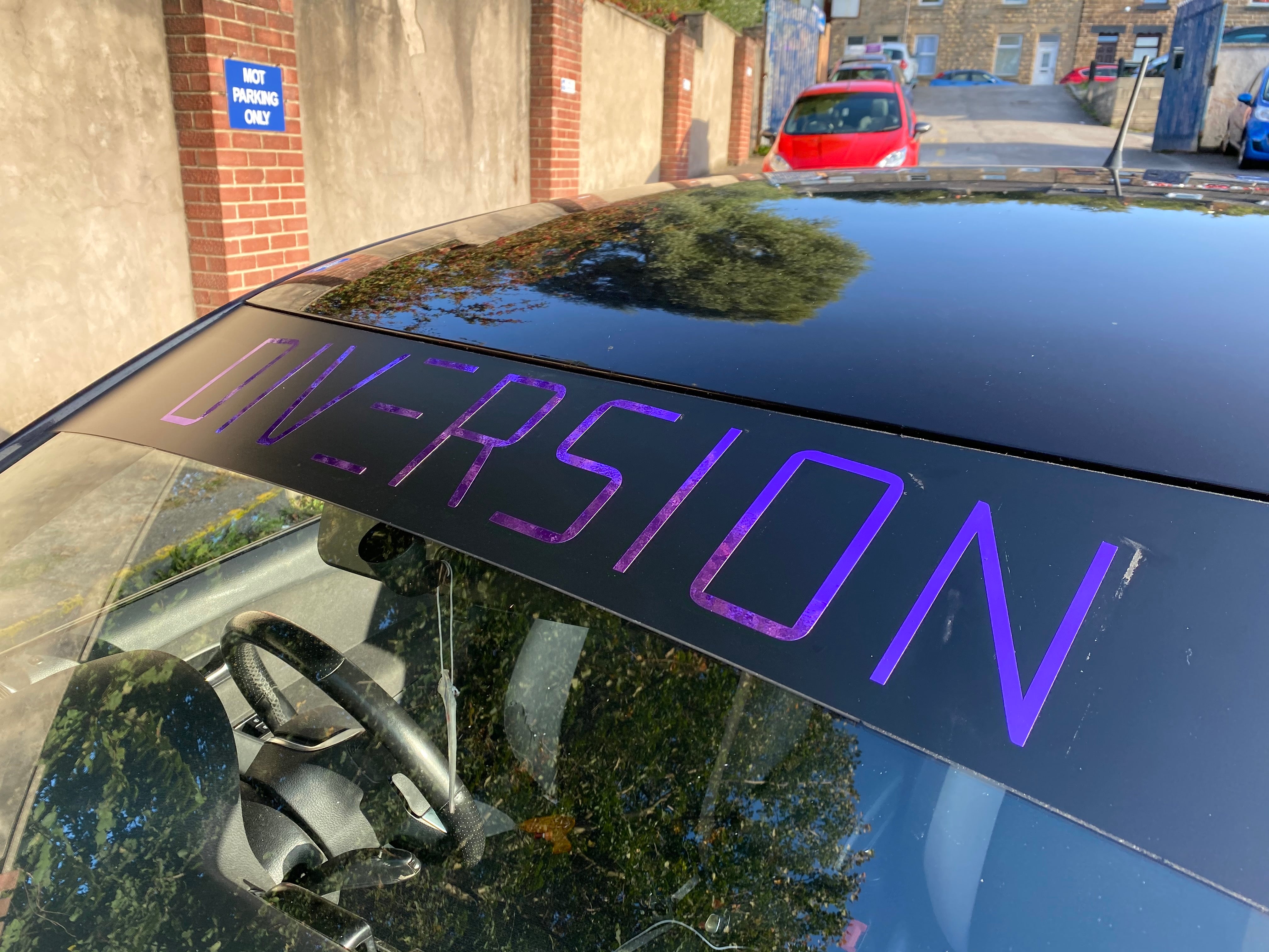DIVERSION Sun Strip / Window Banner (Purple)