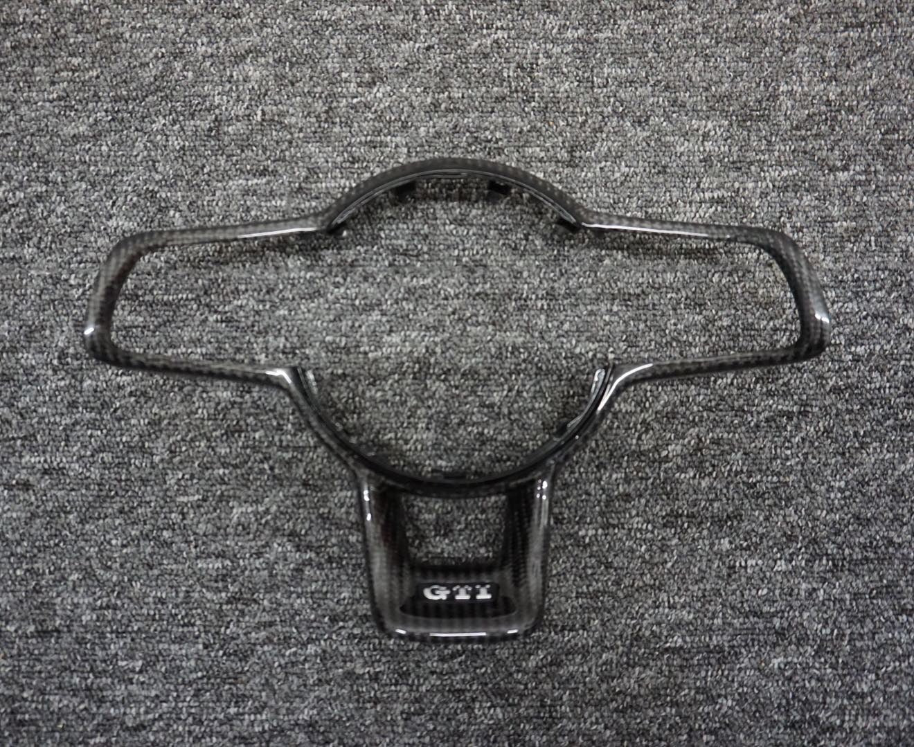 Volkswagen Golf / Polo Button Trim (GTI / R / GTD / GTE) Custom Carbon Surround