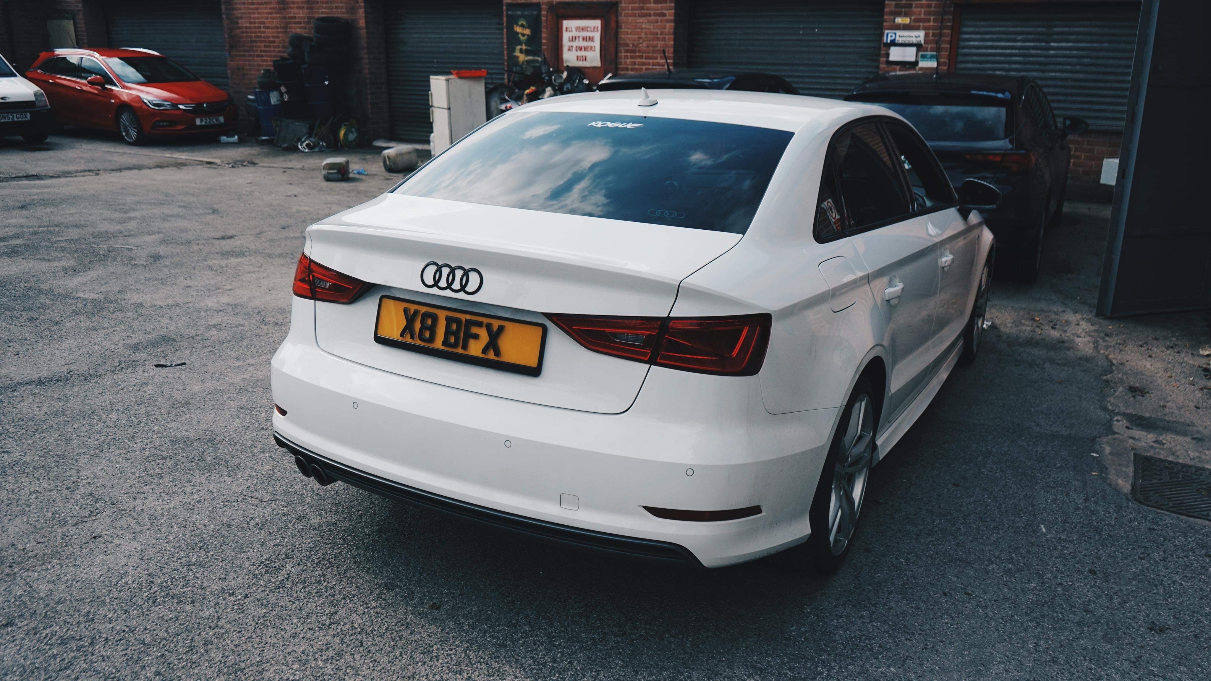 Audi A3 / S3 / RS3 & S-Line Sedan Models Rear Boot Spoiler Lip (2013-2019)