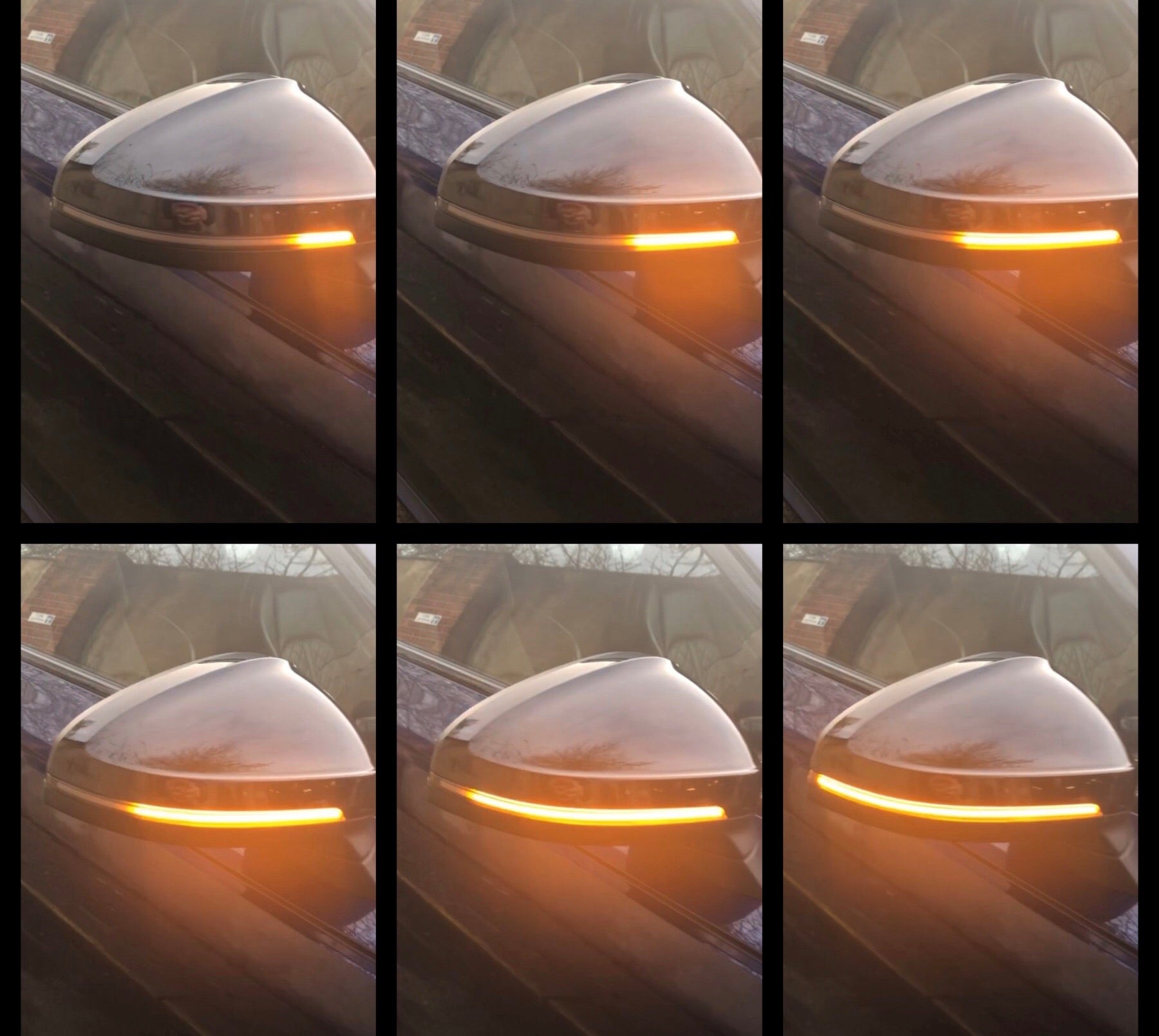 2pcs Dynamic Turn Signal LED Side Mirror Indicator Blinker 2pcs Dynamic Turn Signal LED Side Mirror Indicator Blinker