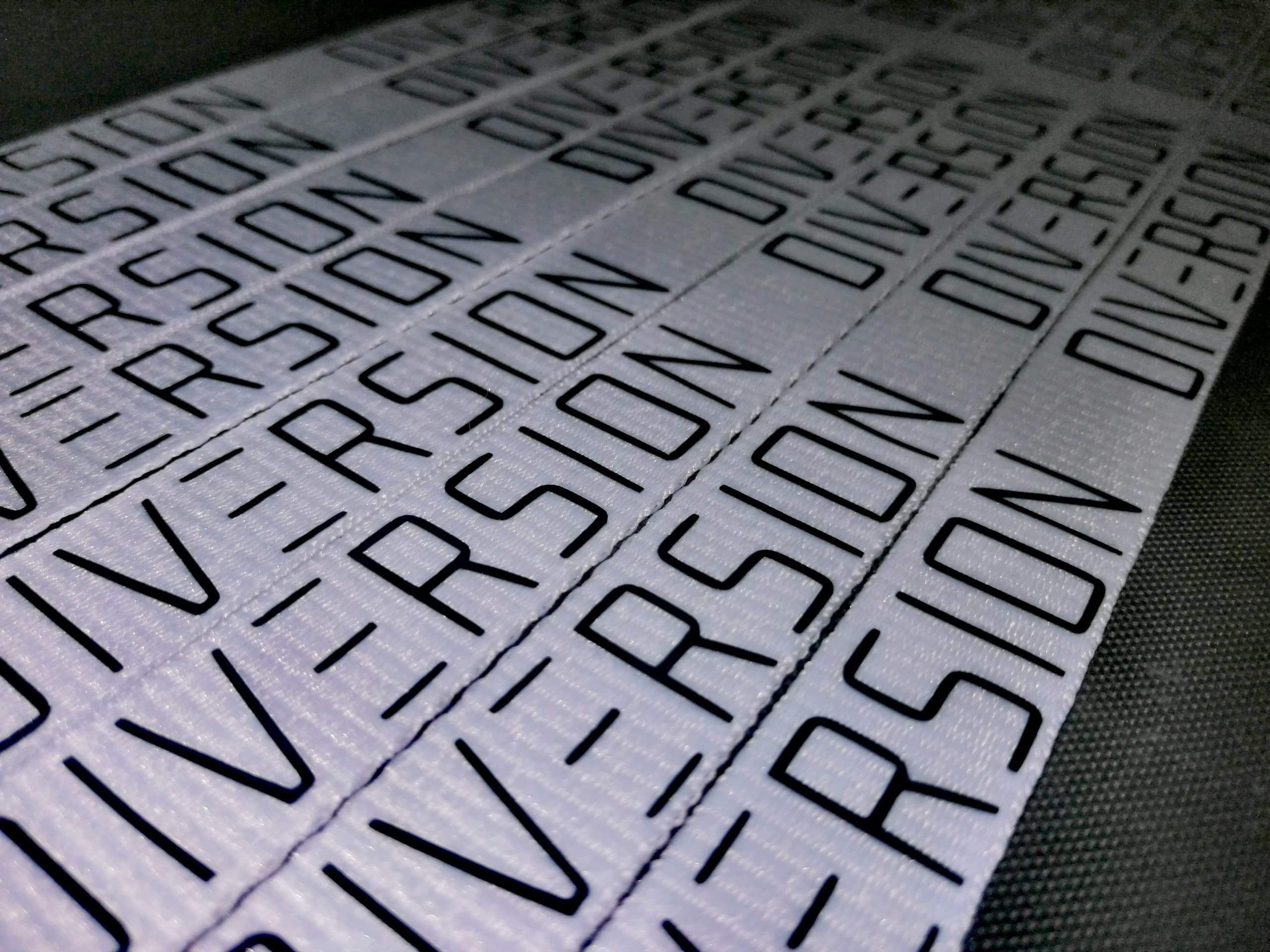 DIVERSION Logo Lanyard (Gen 1 / White & Black)