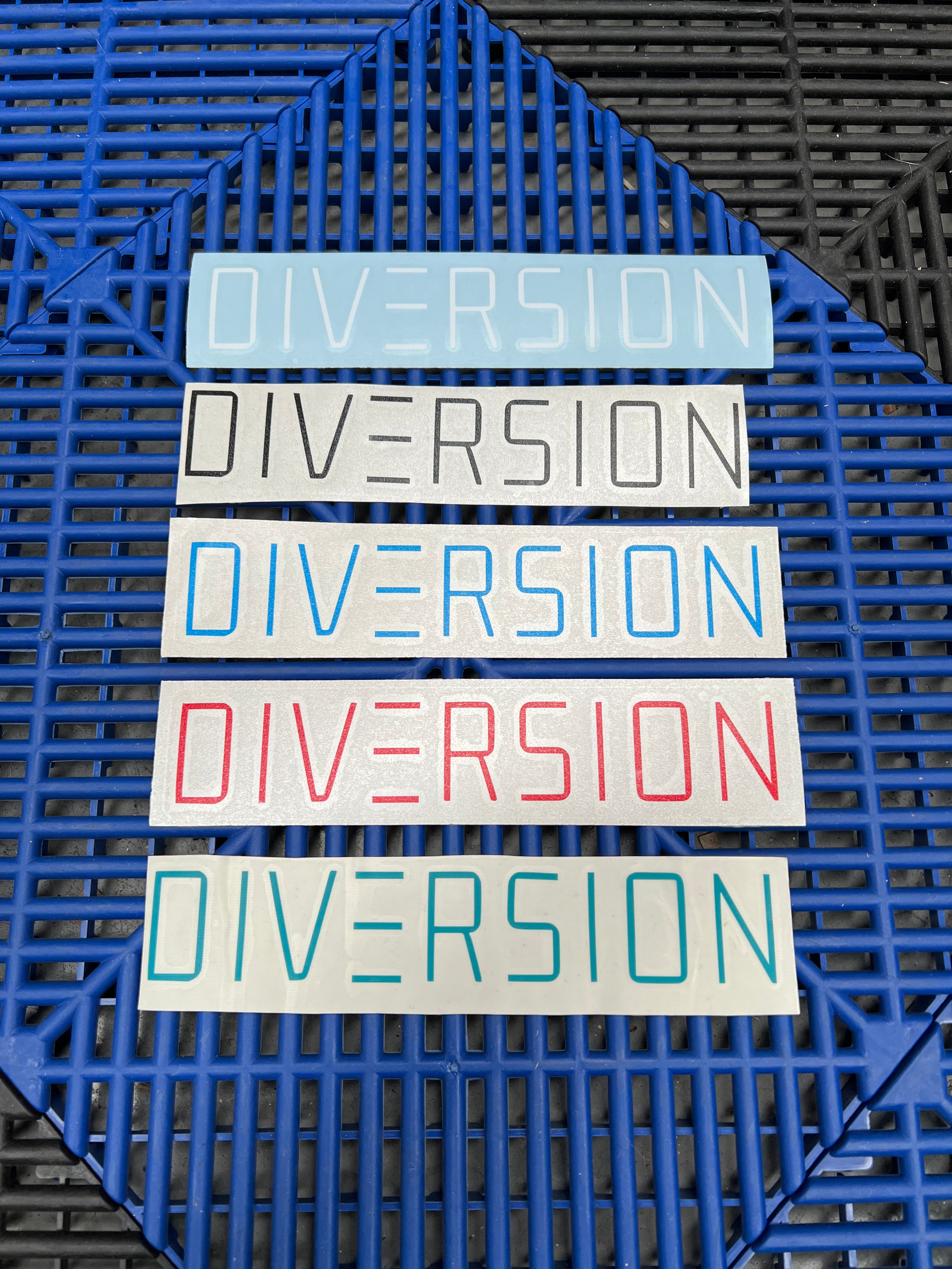 Diversion 20CM Sticker (Multiple Colours)