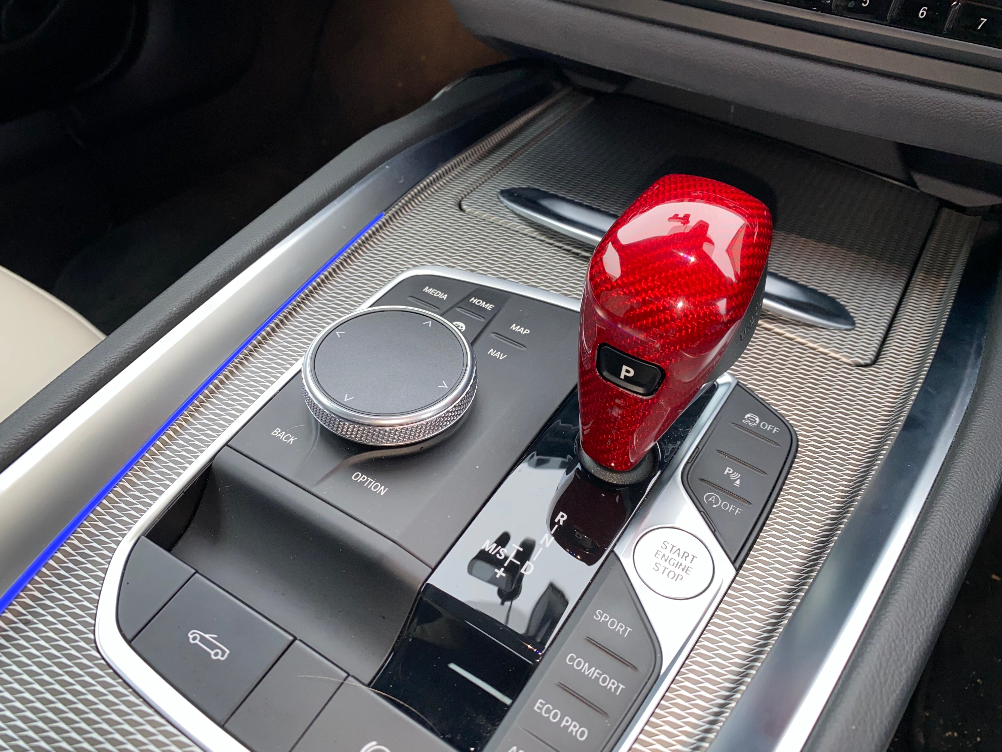 DAS BMW Carbon Fibre Gear Selector Cover (G20, G21, G29 Z4 + 3 Series)