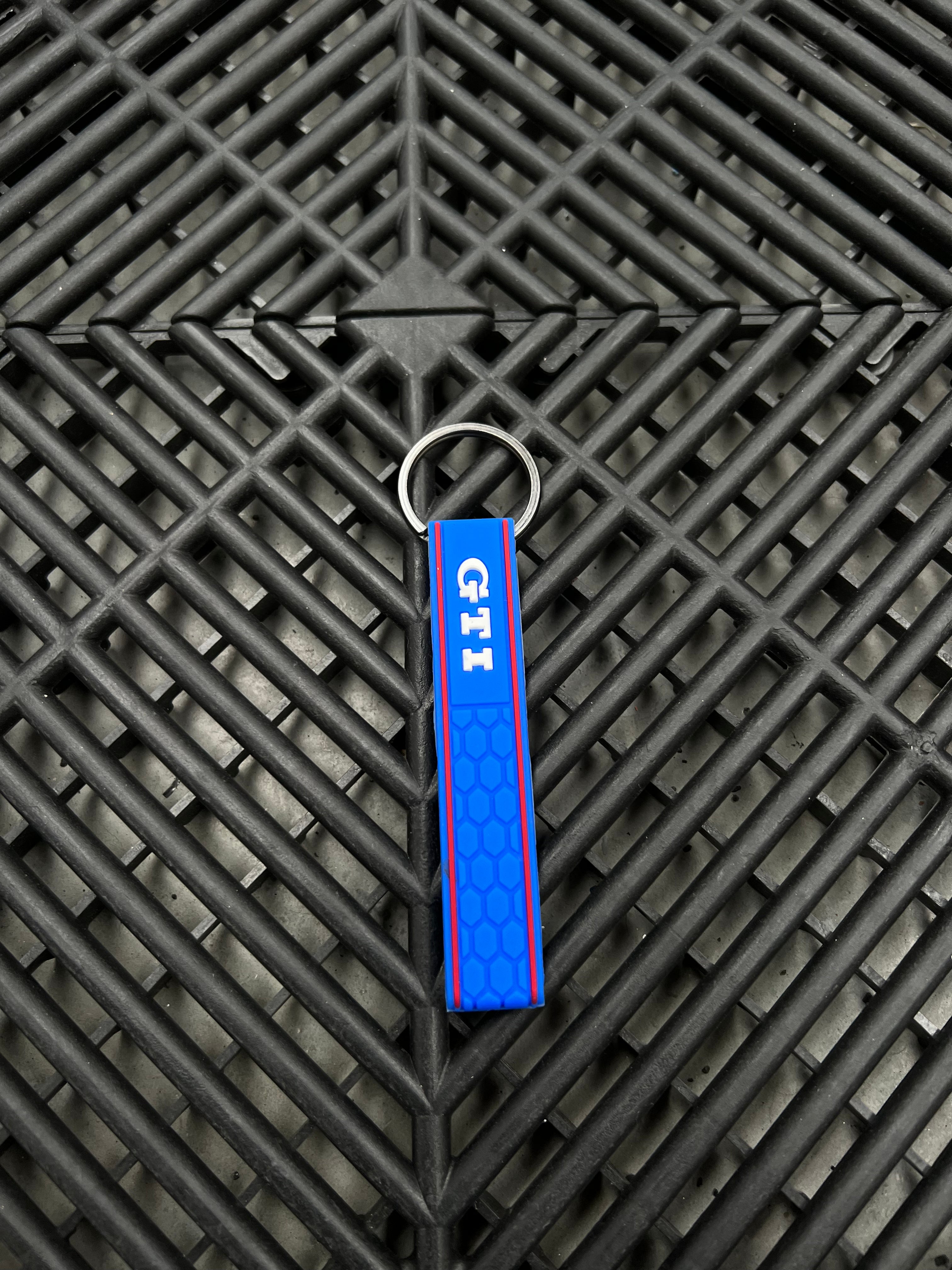 Volkswagen GTI Silicone Keyring (Multiple Colours)