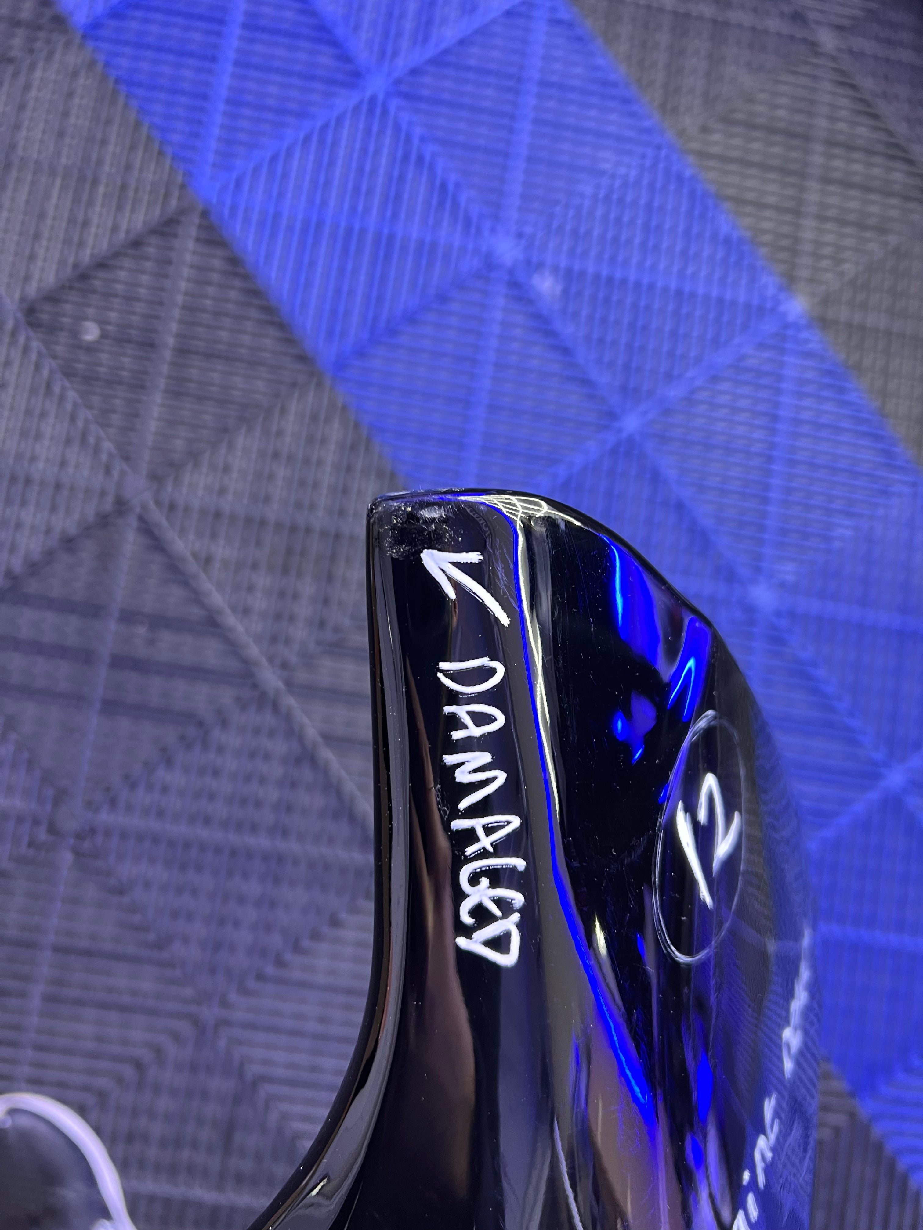 **CLEARANCE** 12 - Volkswagen Golf MK7/7.5 GTI / R / R Line / GTD Oettinger Style Gloss Black Spoiler (2013 - 2020 Models) *SCRATCHES & DEFECTS*