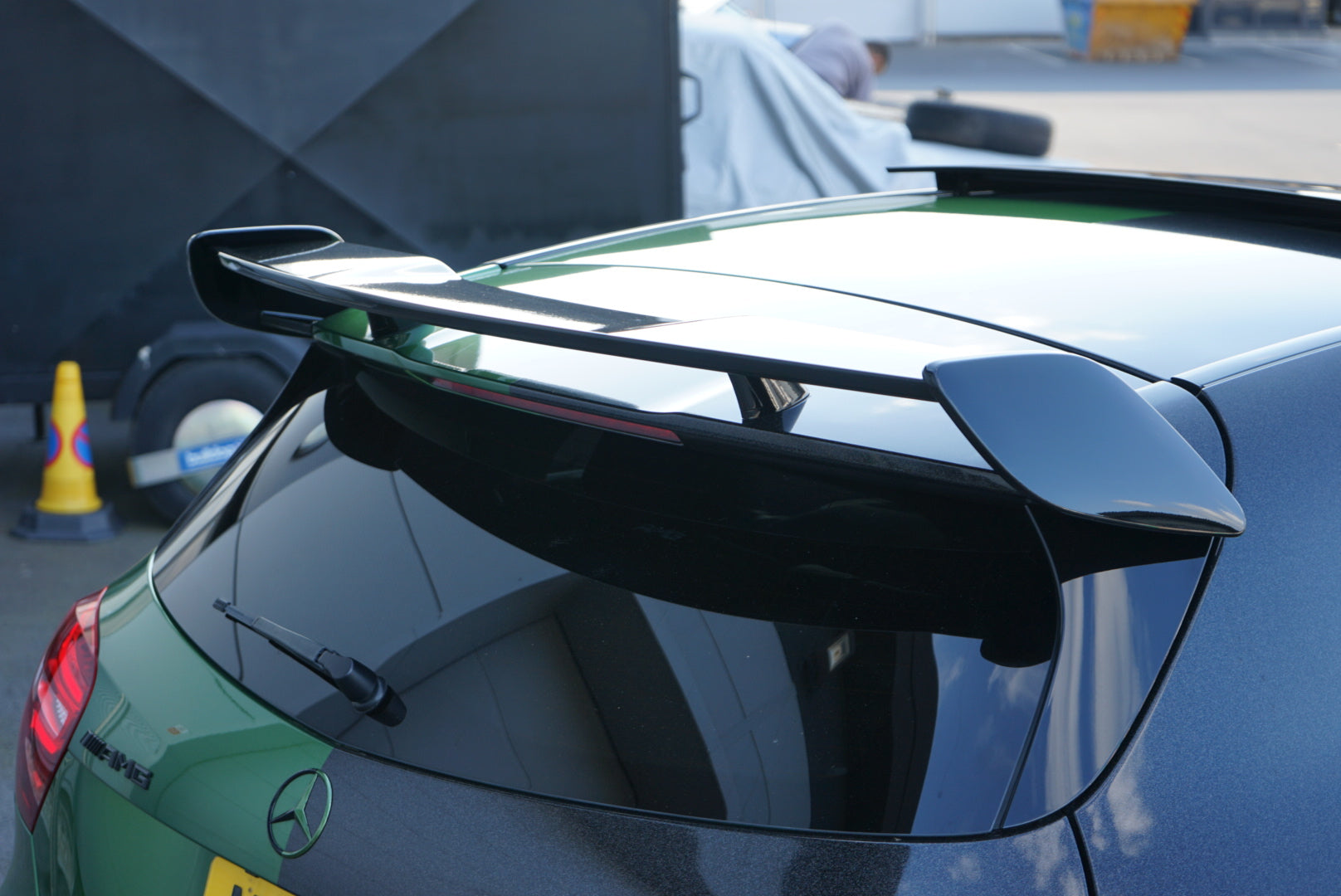 Mercedes A-Class OEM Style Aero Spoiler (W176 / 2013 - 2018 Models) (Black)