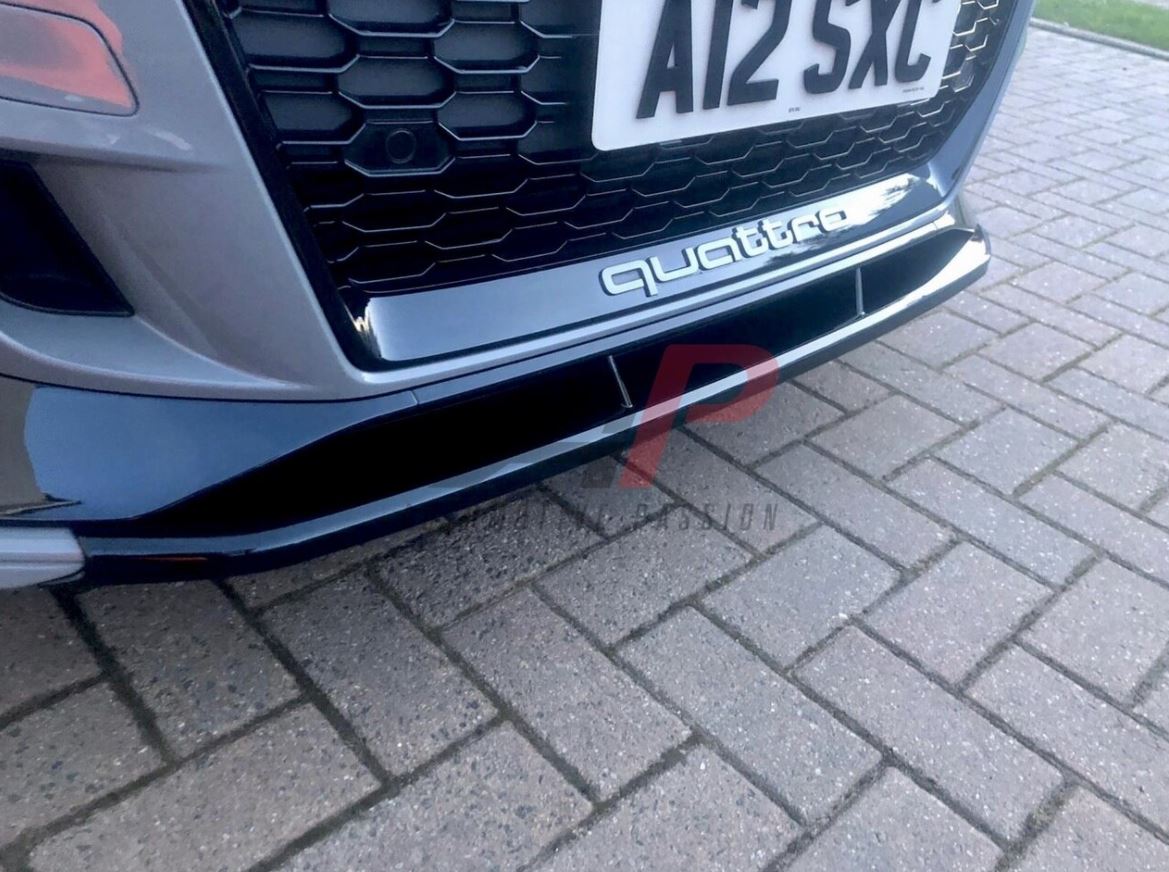 AP Design ABS Front Chin Splitter - RS3 8V FL