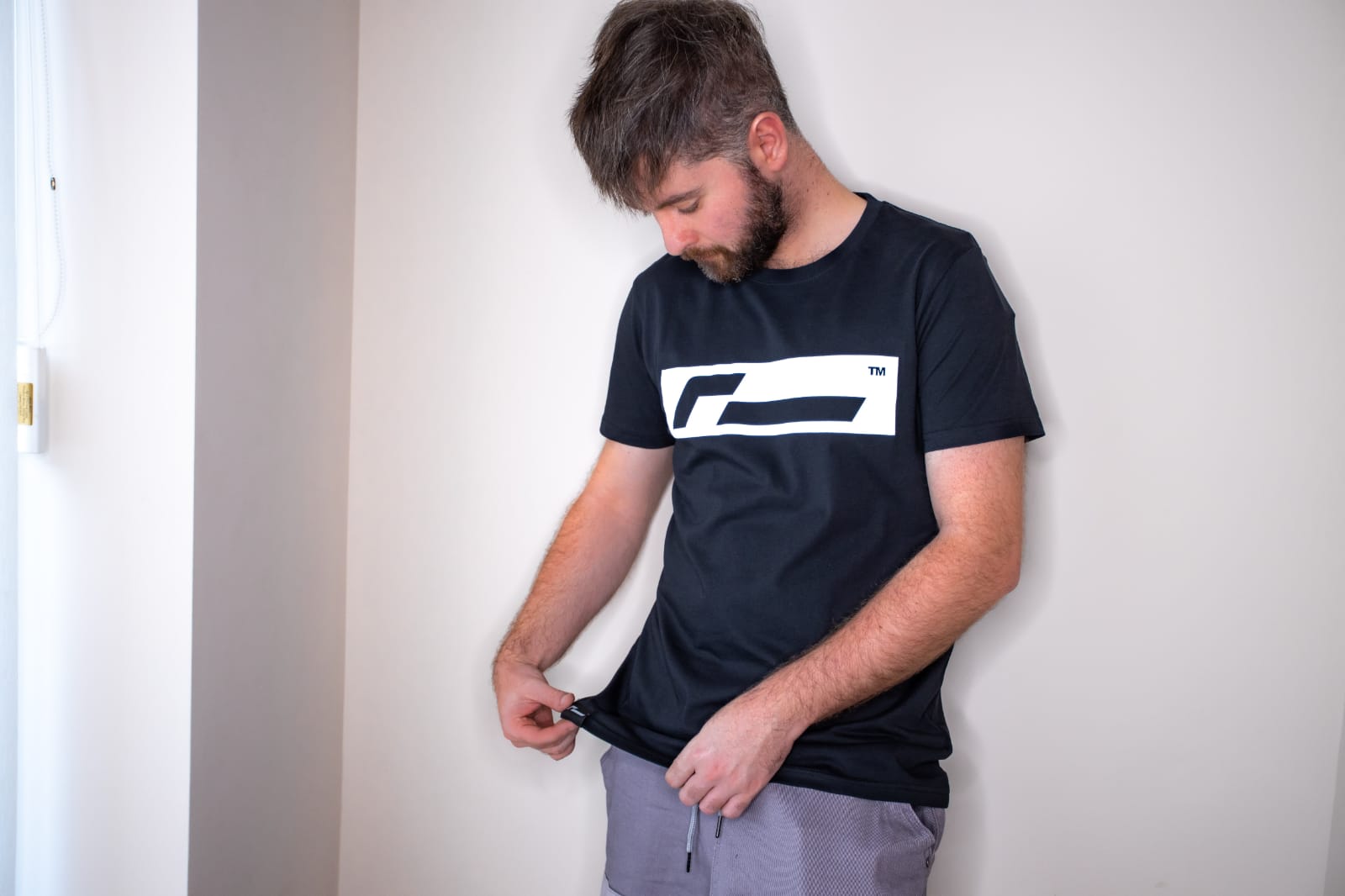 Racingline Clothing Black Screened T-Shirt