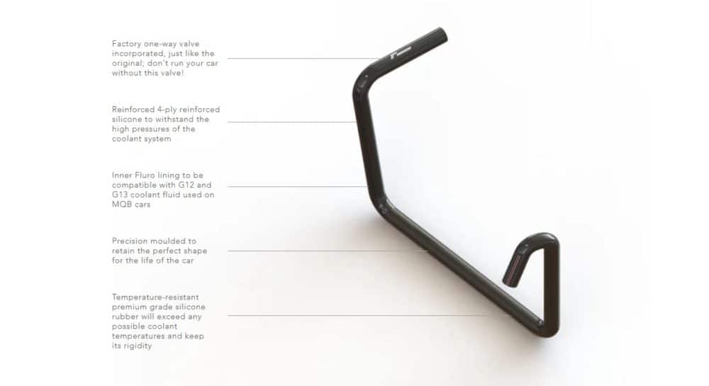 Racingline R600 Underhose – Coolant Relocation Hose Kit – VWR17G7R600 - Diversion Stores Car Parts And Modificaions