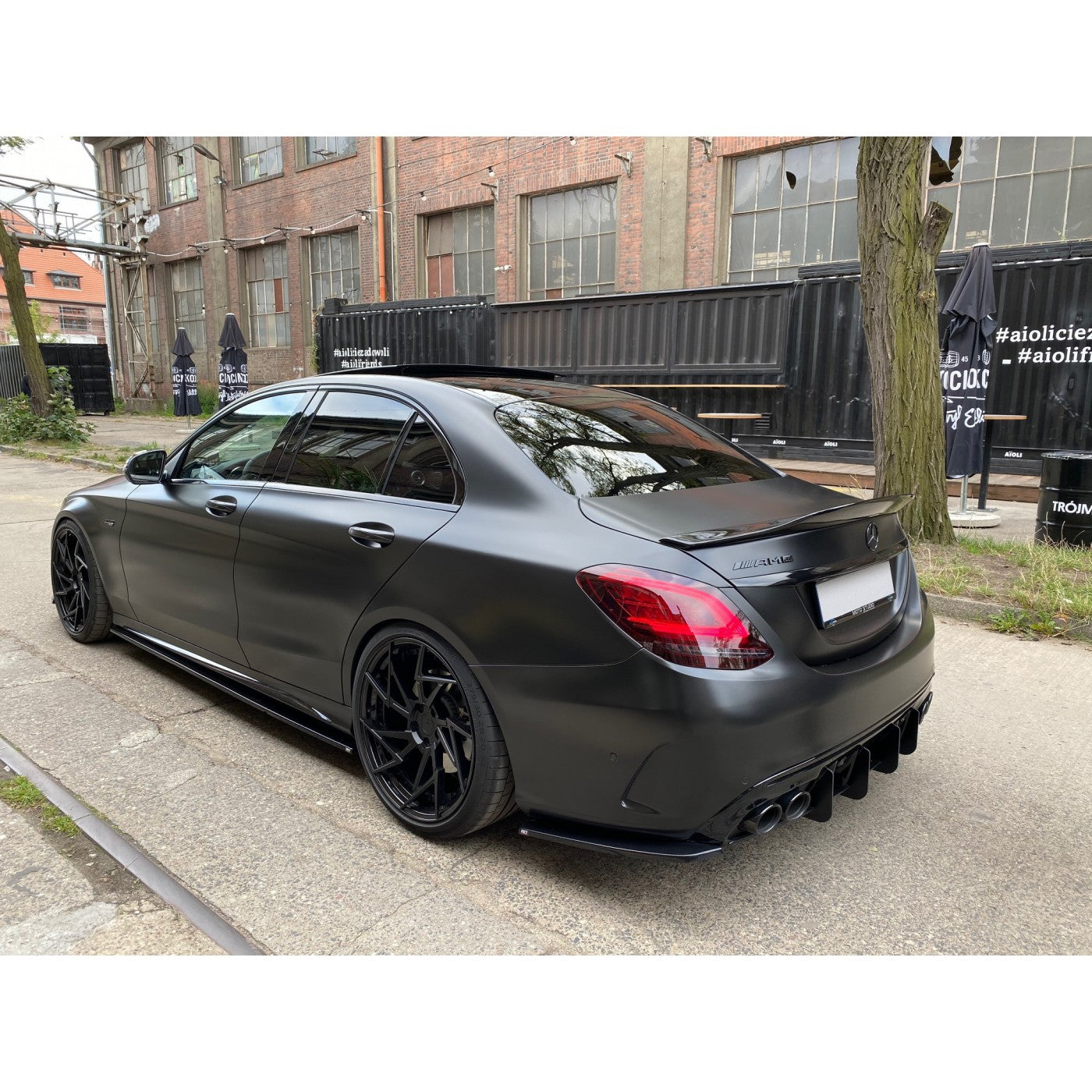 **CLEARANCE** 111 - Race Design - Mercedes Benz C43 AMG Side Skirts (W205 FACELIFT 2019 -)