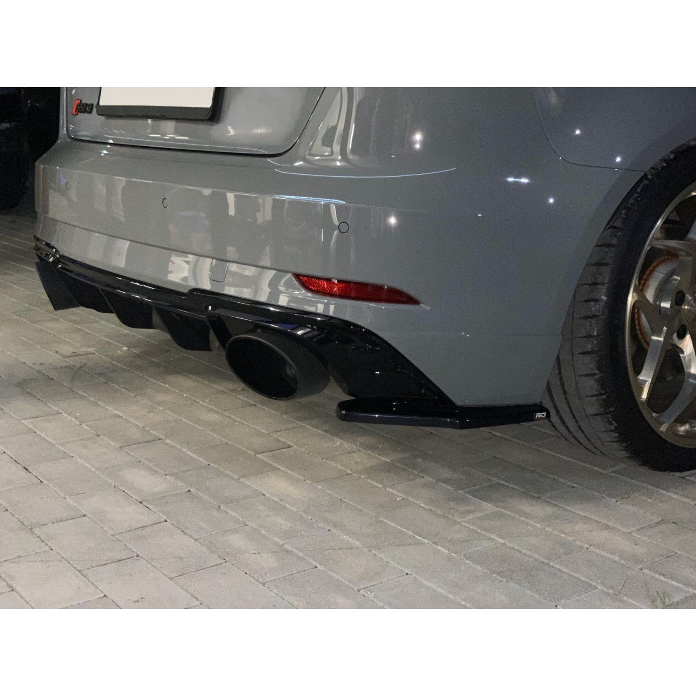 **CLEARANCE-214**Race Design - Audi RS3 8V Rear Spats (2017+) (LAST SET AVAILABLE)
