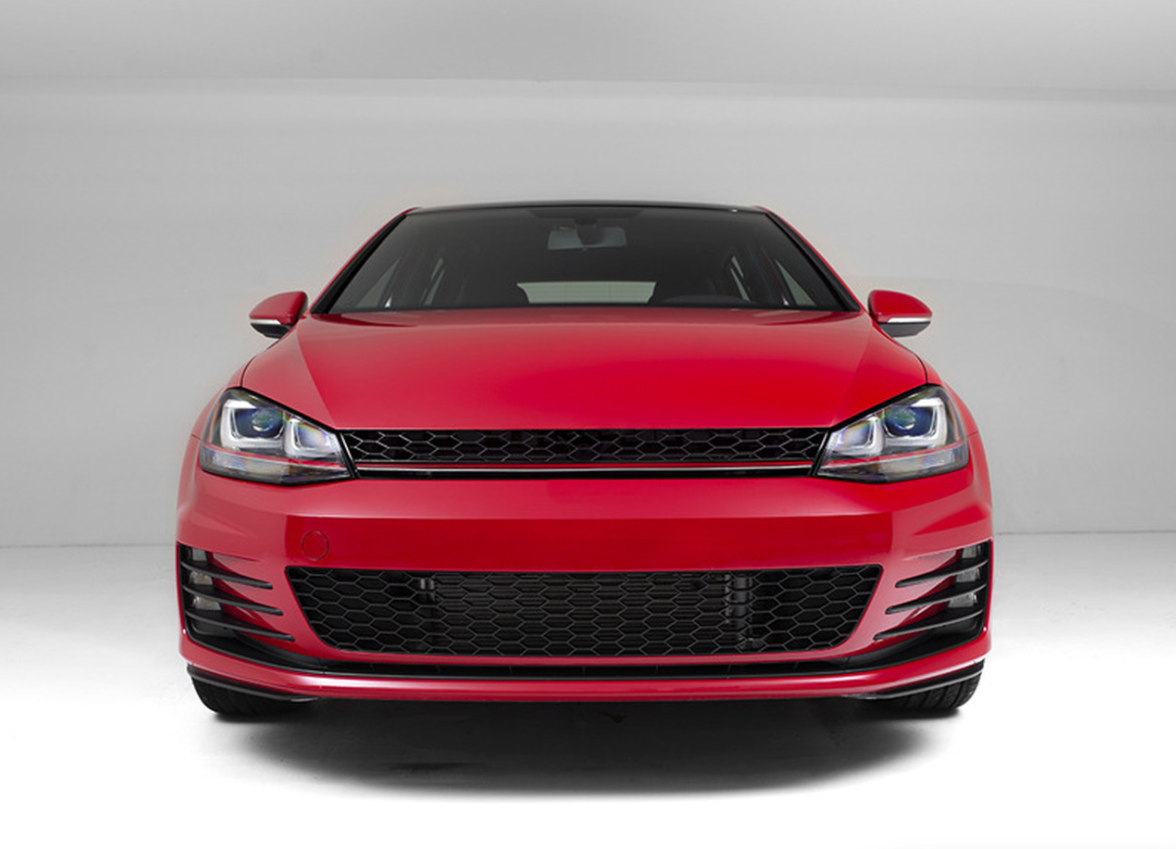 ECS Tuning - Badgeless Grille - With Red Strip MK7 GTI