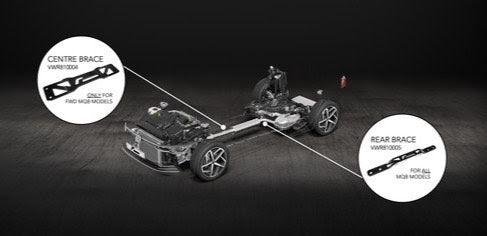 Racingline Performance Centre Tunnel Brace - FWD MQB