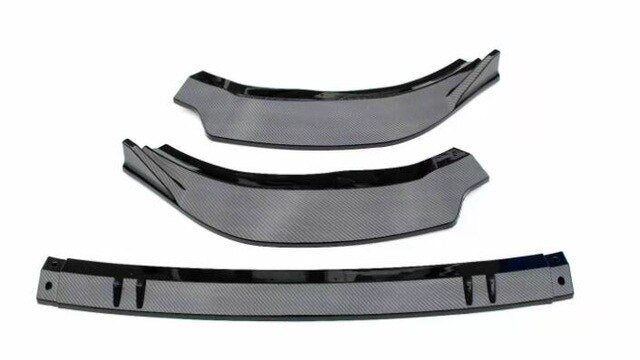 Volkswagen Golf MK8 Gloss Black / Carbon Look Front Splitter (MK8 2020+ Models)