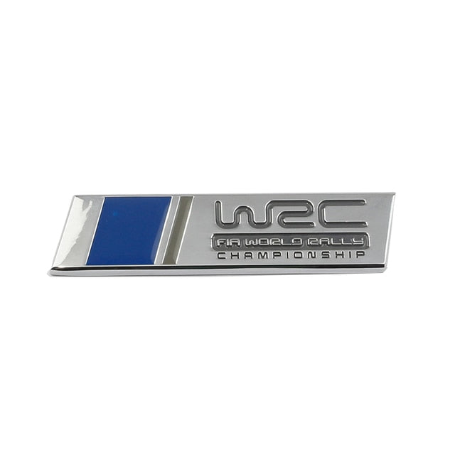 "WRC FIA World Rally Championship" Self Adhesive Metal Badge