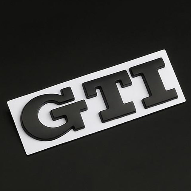 Volkswagen GTI Badges (Front Grille Replacement or Rear Boot Badge)