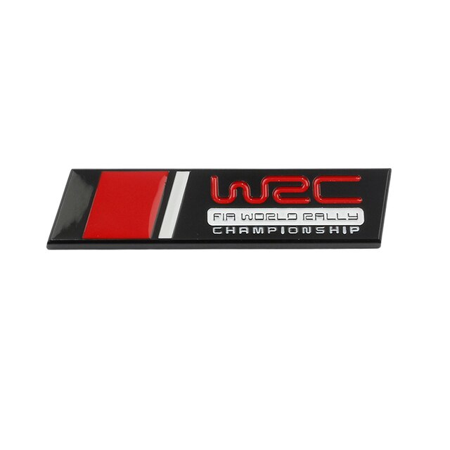 "WRC FIA World Rally Championship" Self Adhesive Metal Badge