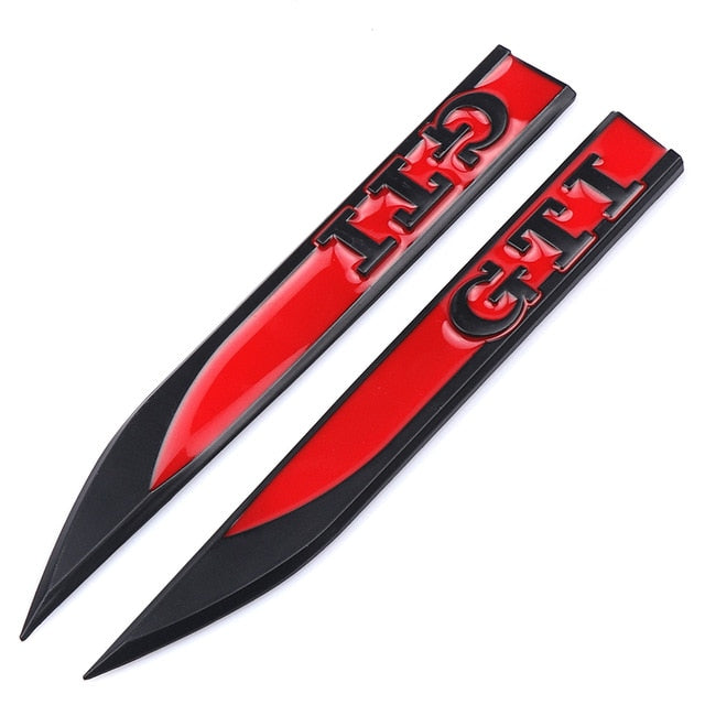 Volkswagen GTI Side / Wing Badges (Multiple Models)