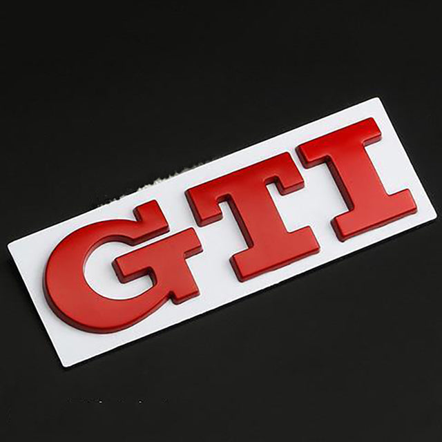 Volkswagen GTI Badges (Front Grille Replacement or Rear Boot Badge)